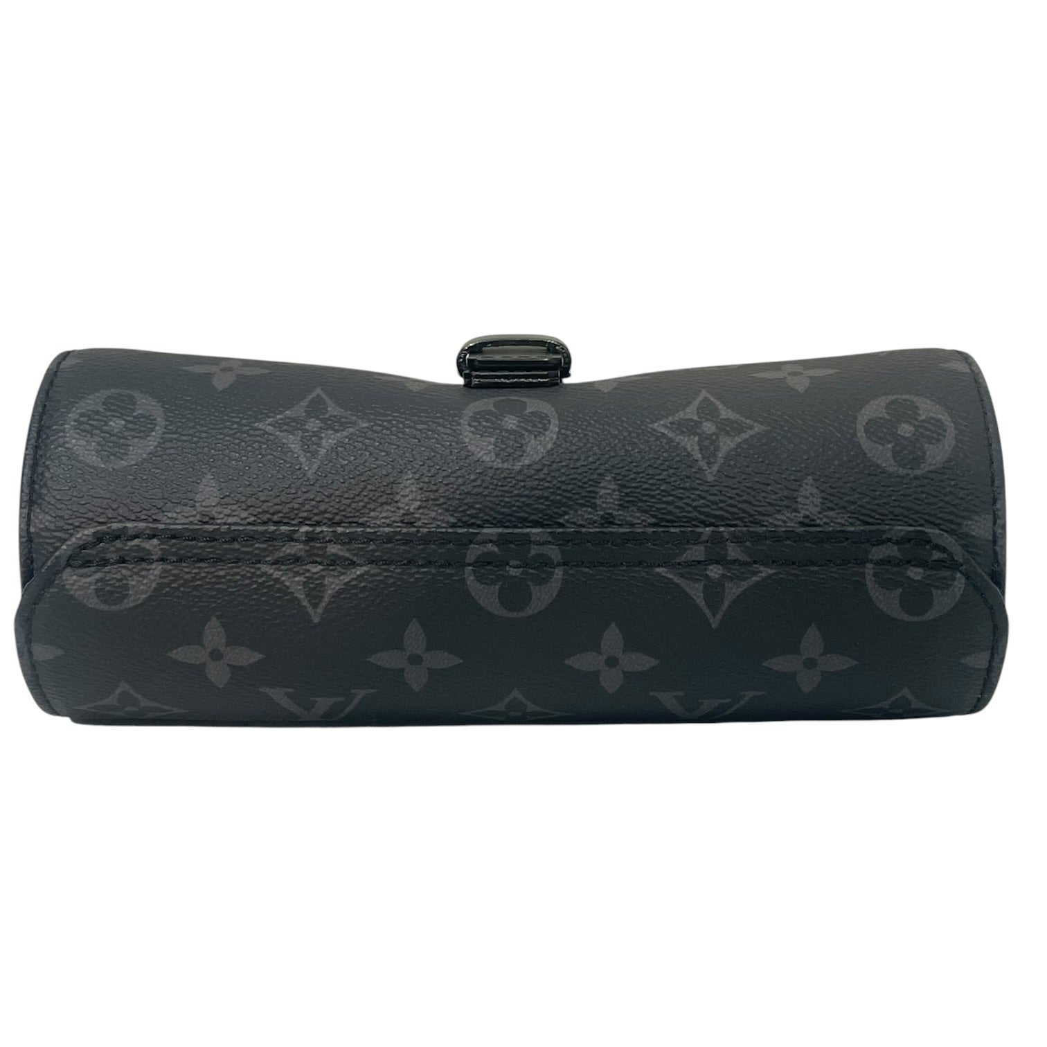 LOUIS VUITTON/Monogram/Leather/BLK/Watch case view 4
