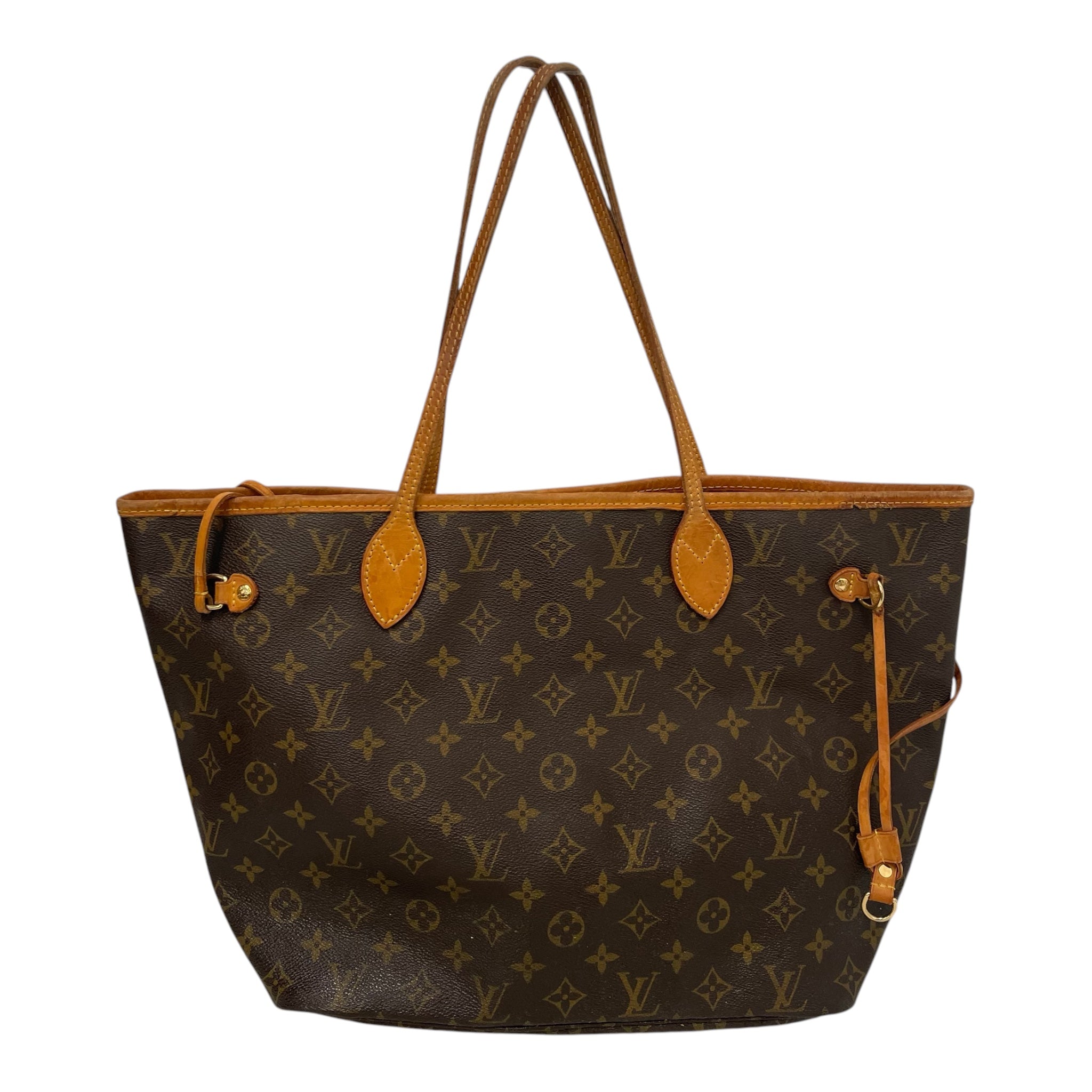 LOUIS VUITTON/Tote Bag/Monogram/Leather/BRW/NEVERFULL view 2