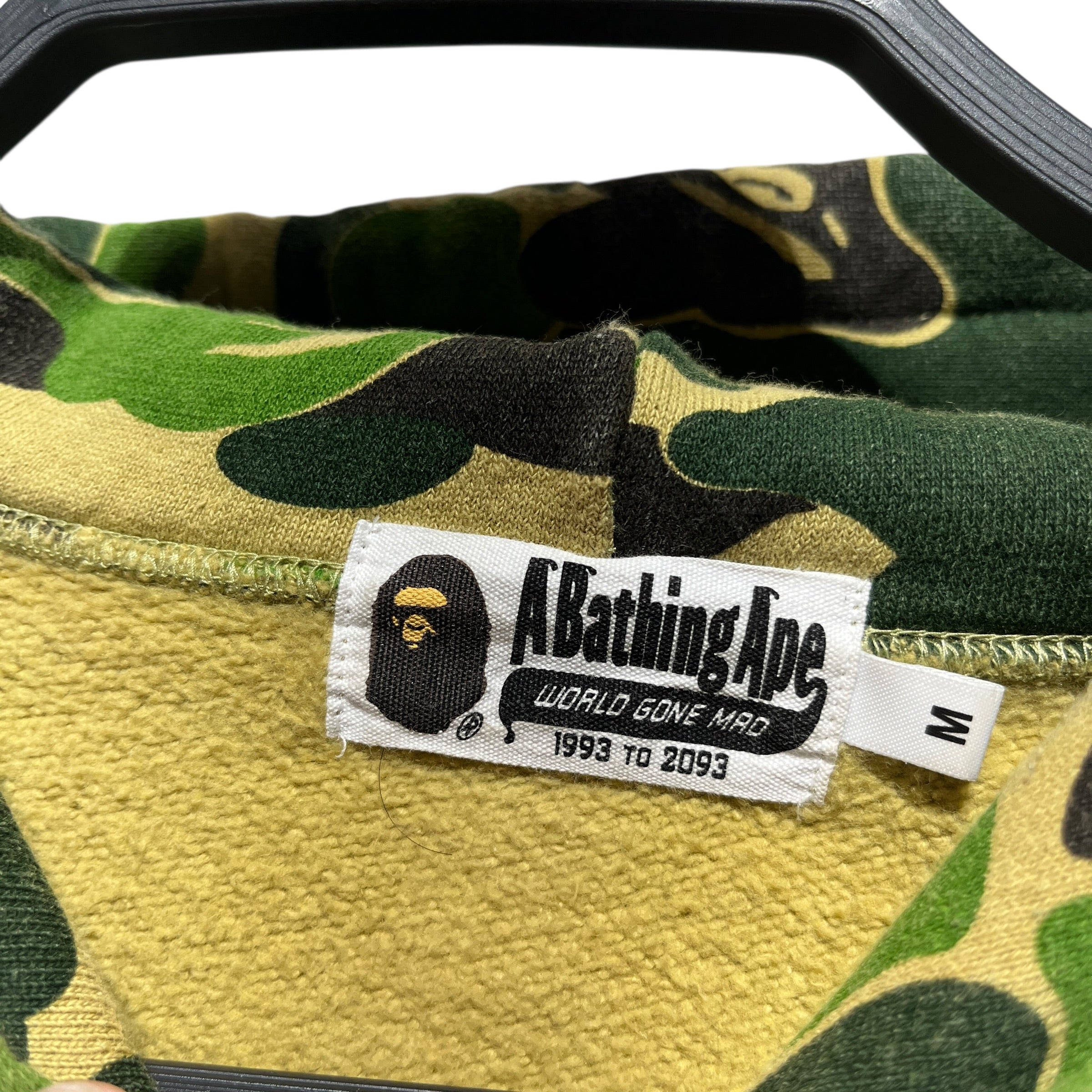 A BATHING APE/Hoodie/M/Camouflage/Cotton/GRN/Front Logo Hoodie view 3