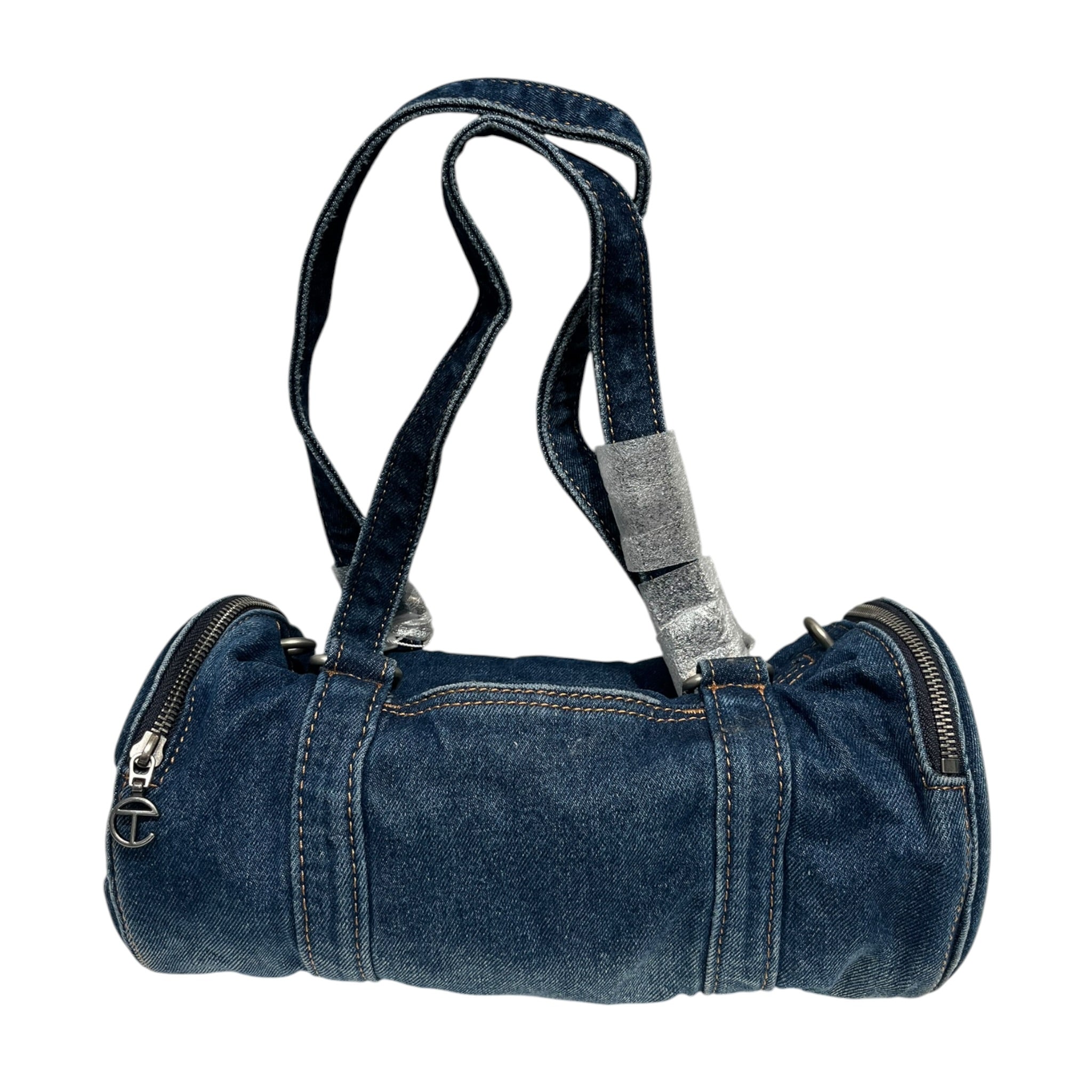 Telfar/Cross Body Bag/Denim/BLU/ROUND MED DUFFLE view 2