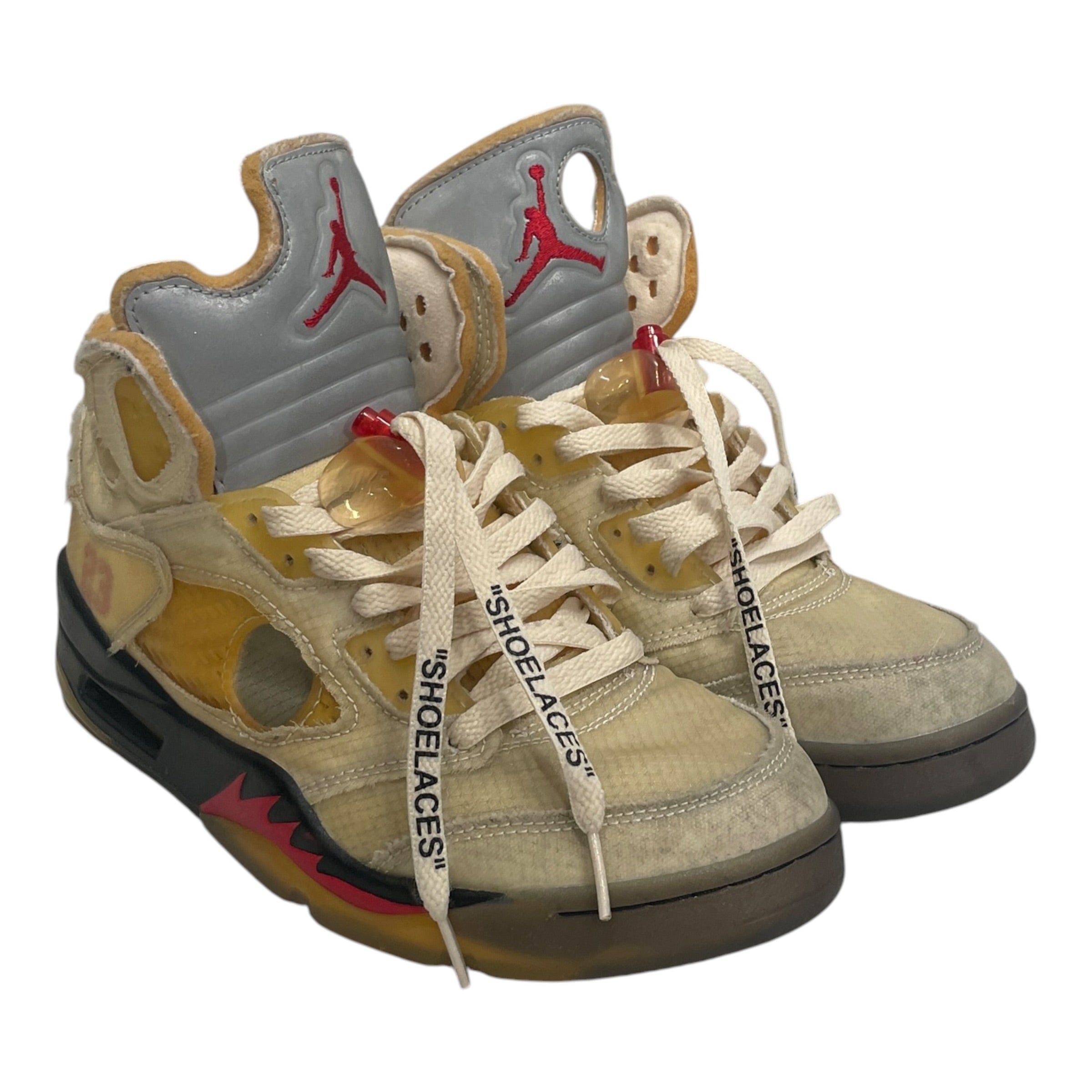 OFF-WHITE/JORDAN BRAND/Hi-Sneakers/US 8/BEG/DH8565-100 OFF WHITE 5 view 1