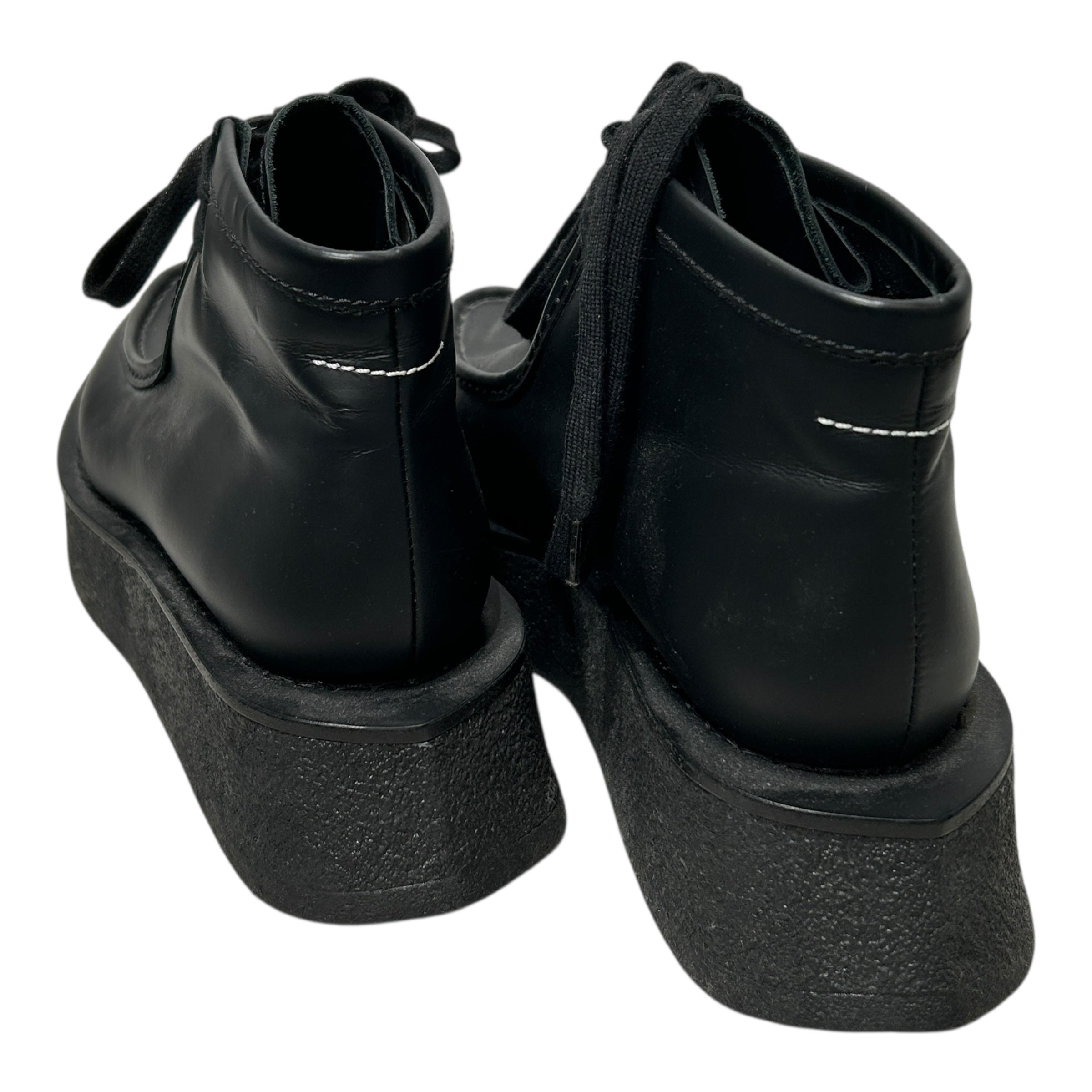 Maison Margiela/Boots/EU 37/Leather/BLK/Pointed Toe Platform Boots view 7