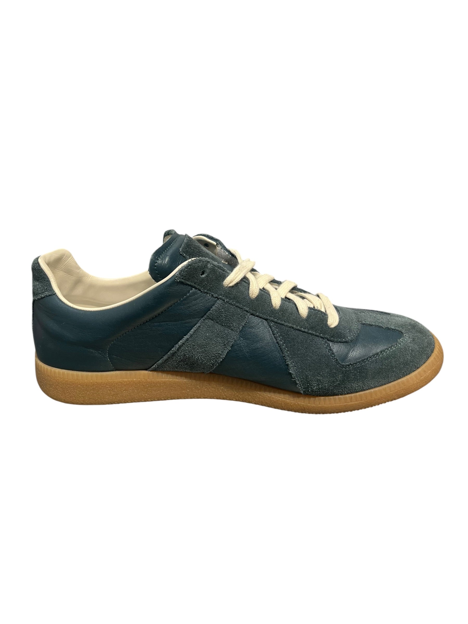 Maison Margiela/Low-Sneakers/EU 46/Suede/GRN/FOREST GRN view 3