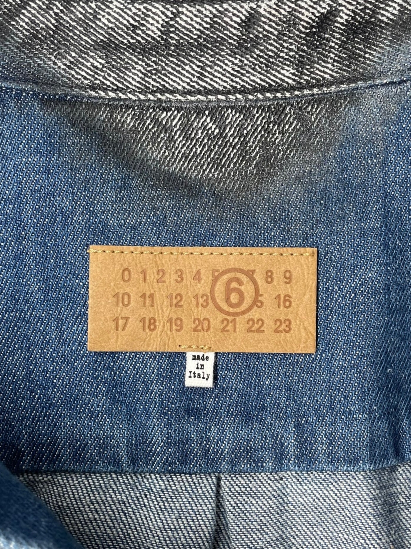 MM6/LS Shirt/M/Denim/GRY/RN 15409 GRY BLU JACKET ON BCK view 5