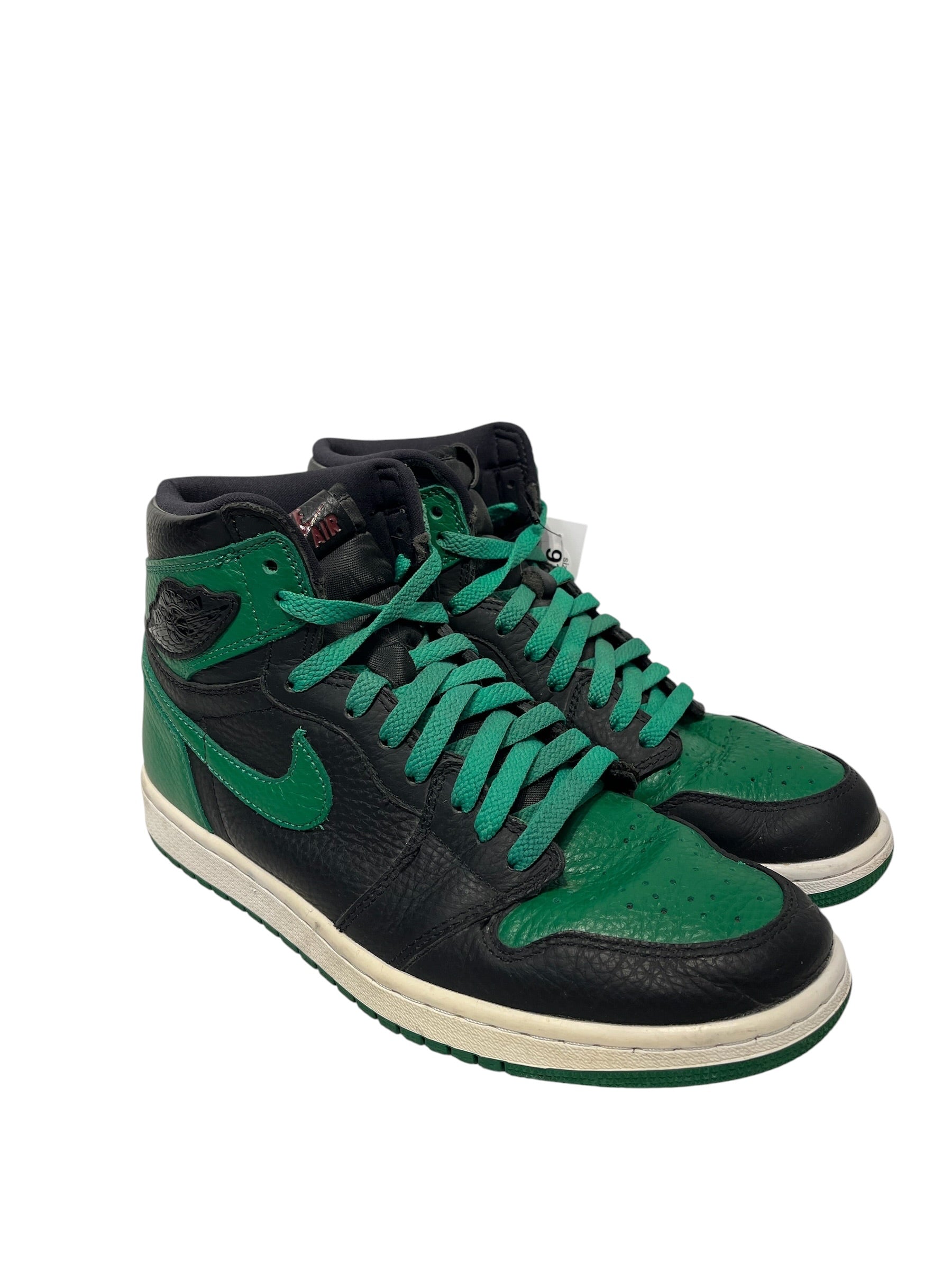 NIKE/AIR JORDAN 1 RETRO HIGH OG/Hi-Sneakers/US 9.5/Leather/GRN/555088-030 view 1