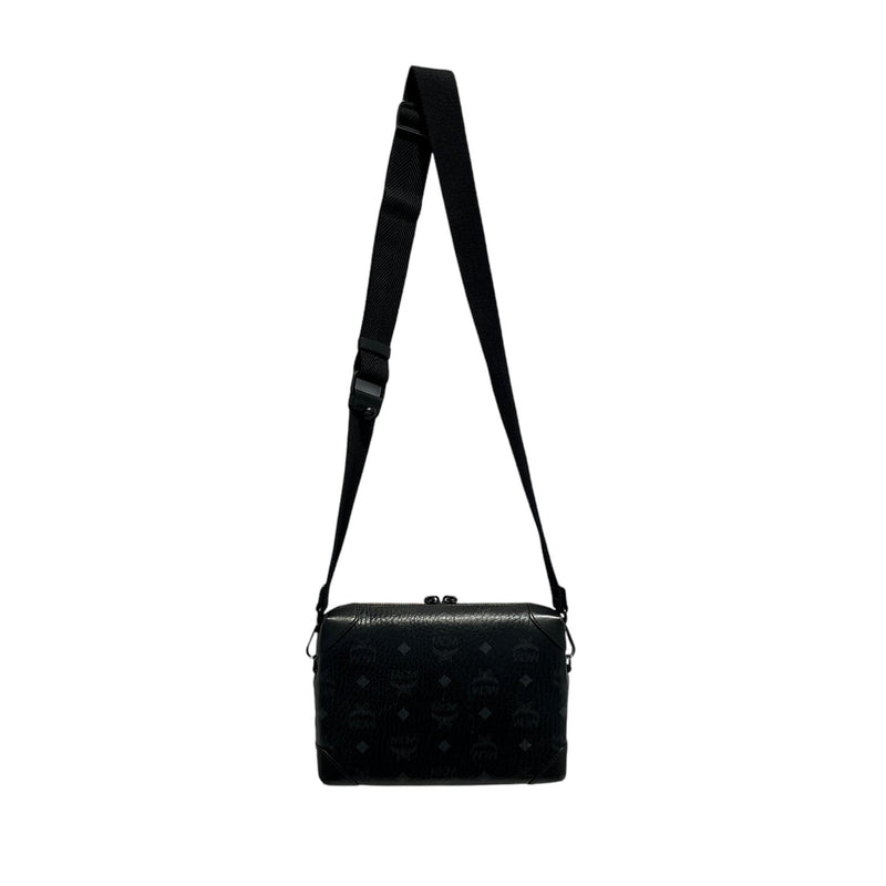 MCM/Cross Body Bag/Monogram/Leather/BLK/MONOGRAM CROSSBODY