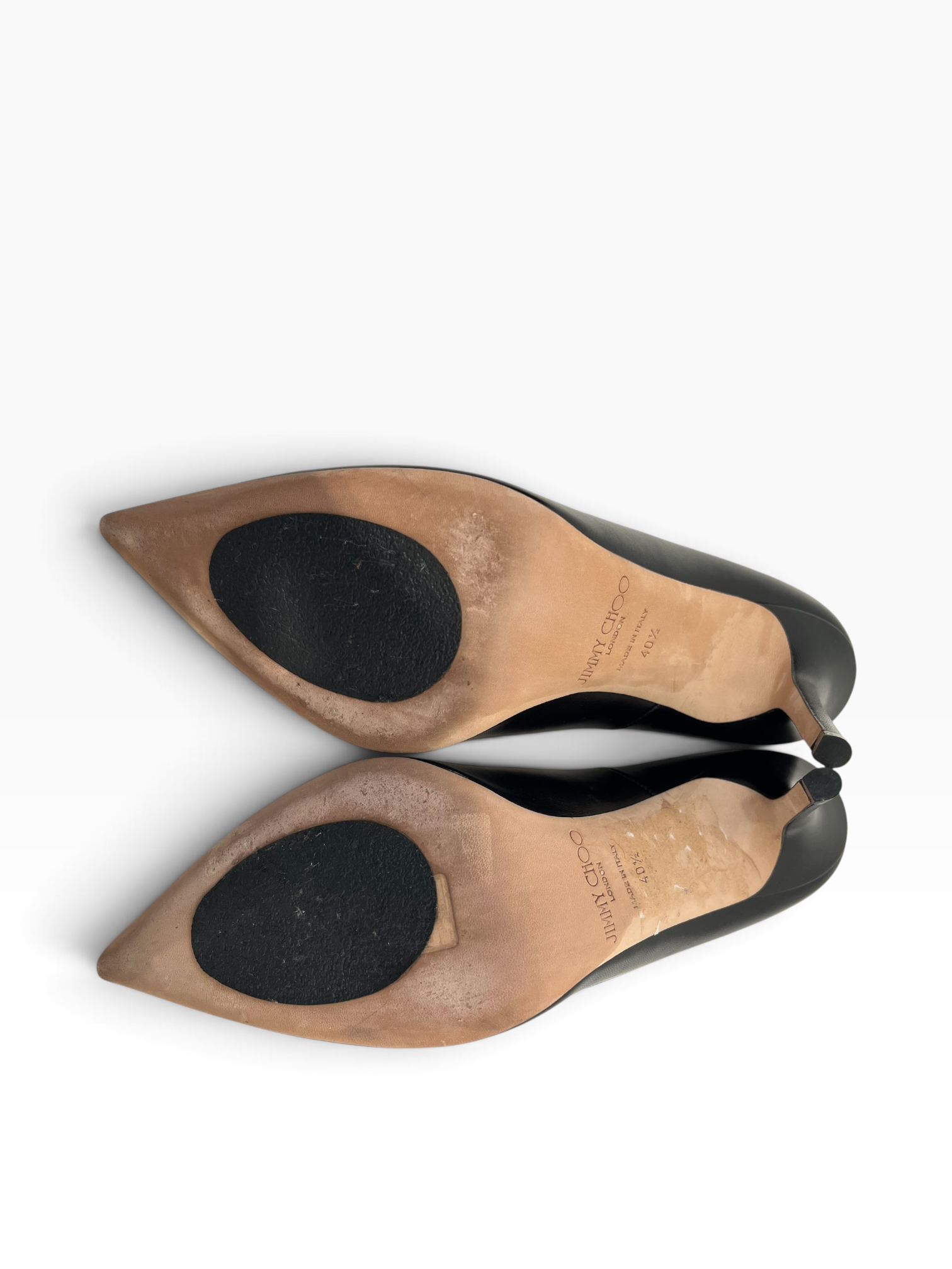 JIMMY CHOO/Heels/EU 40.5/Leather/BLK/Romy view 4
