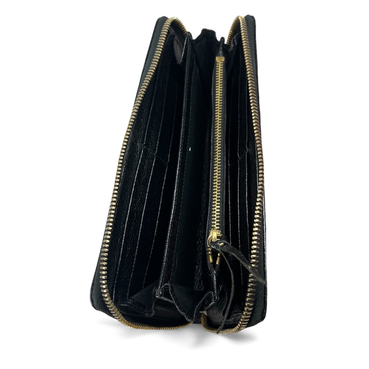 BALENCIAGA/Long Wallet/Leather/BLK/Studded Long Wallet Patent view 4