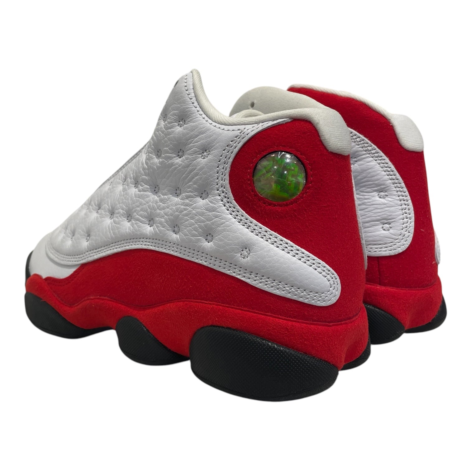 NIKE/AIR JORDAN 13 RETRO/Hi-Sneakers/US 8.5/Leather/WHT/414571-102 view 2