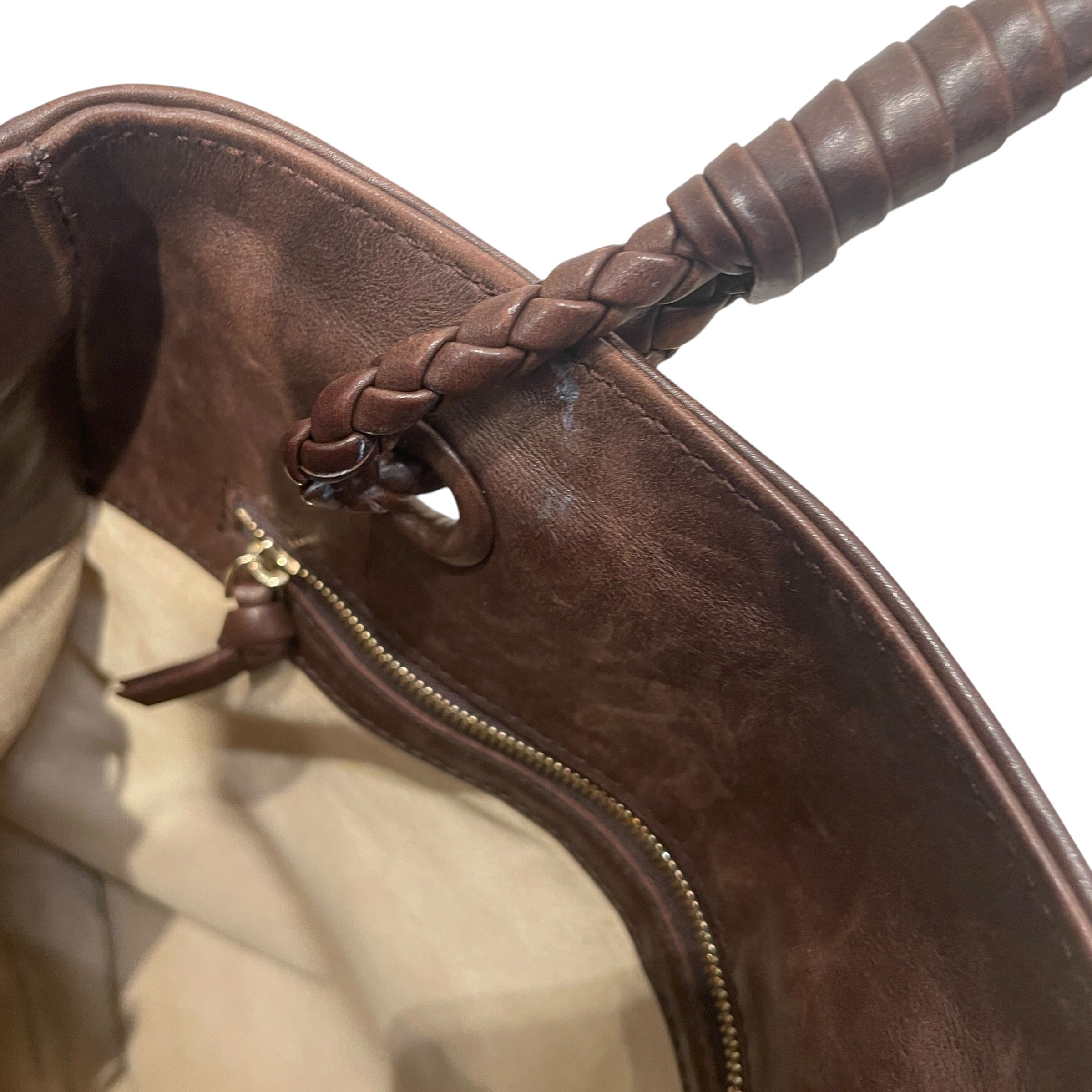 BOTTEGA VENETA/Tote Bag/Hemp/CML/BRAIDED STRAP TOTE view 6