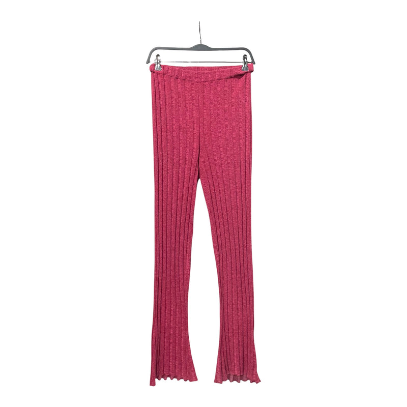 PALOMA WOOL/Wide Leg Pants/S/Cotton/PNK/High-waisted/