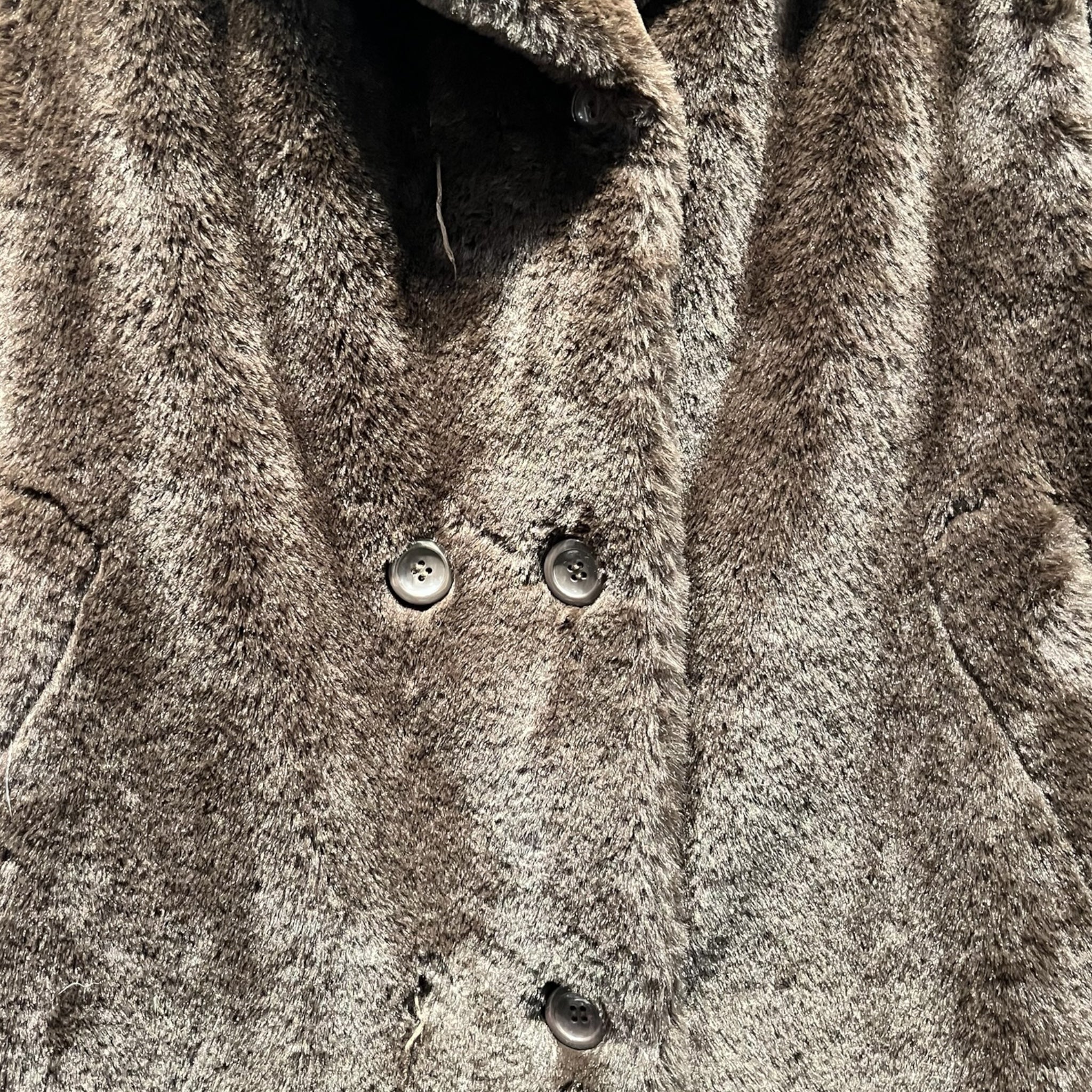 STAND STUDIO/Fleece Jkt/Fake Fur/BRW/COLLARED view 2