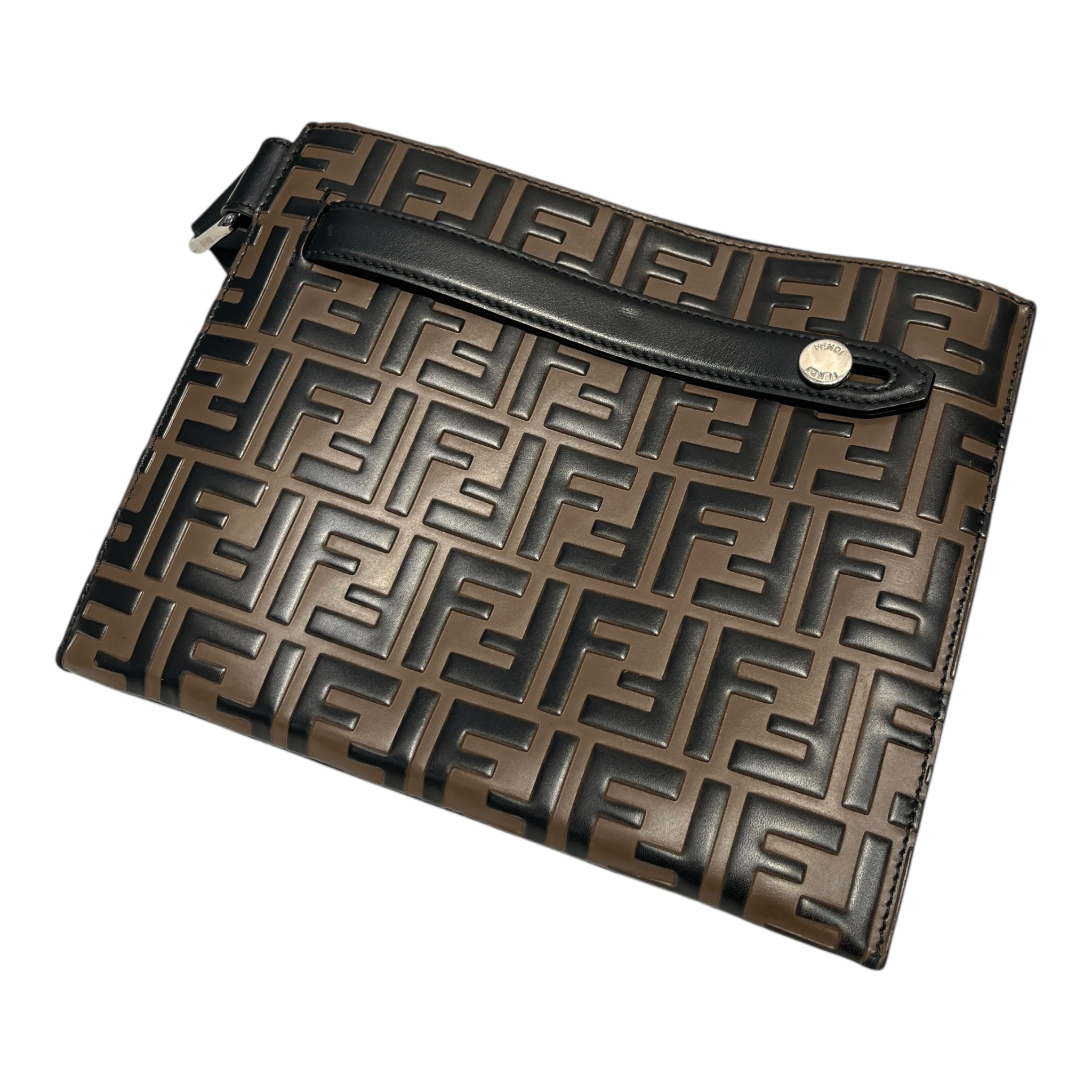 FENDI/Cross Body Bag/Monogram/Leather/BRW/SMOOTH LEATHER CROSS BODY BAG view 3
