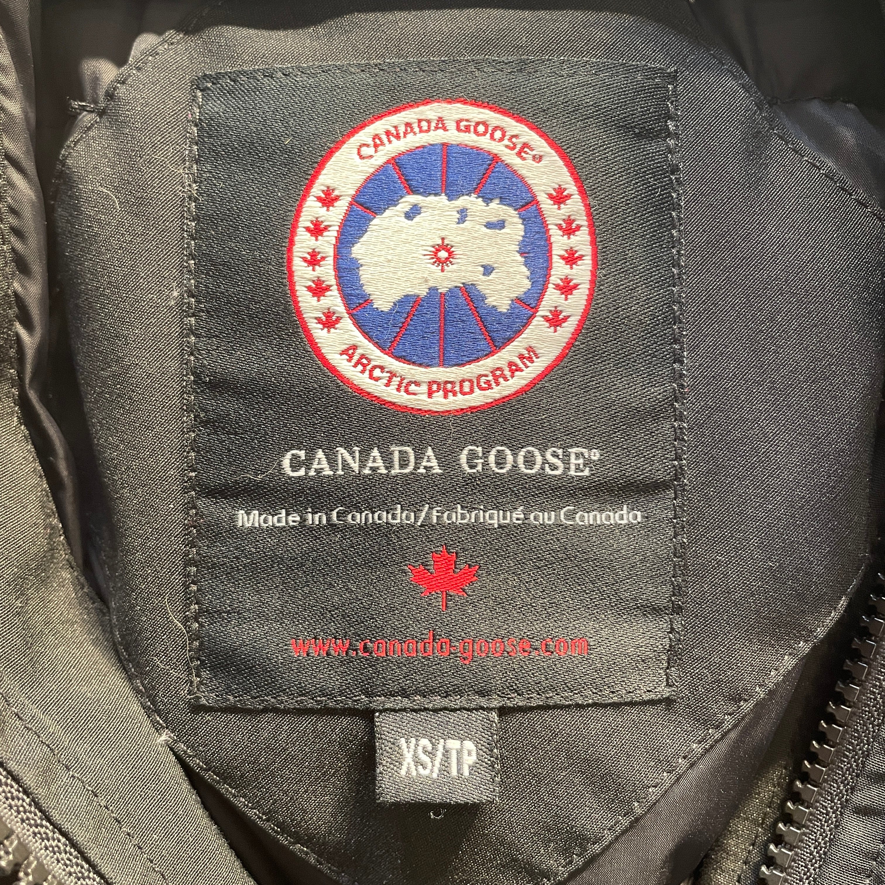 CANADA GOOSE/Puffer Jkt/XS/Nylon/BLK/FUR HOOD view 3