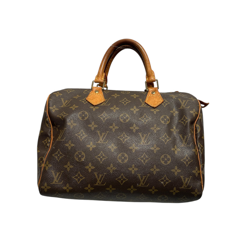 LOUIS VUITTON/Hand Bag/FREE/Monogram/Leather/BRW/Speedy 30