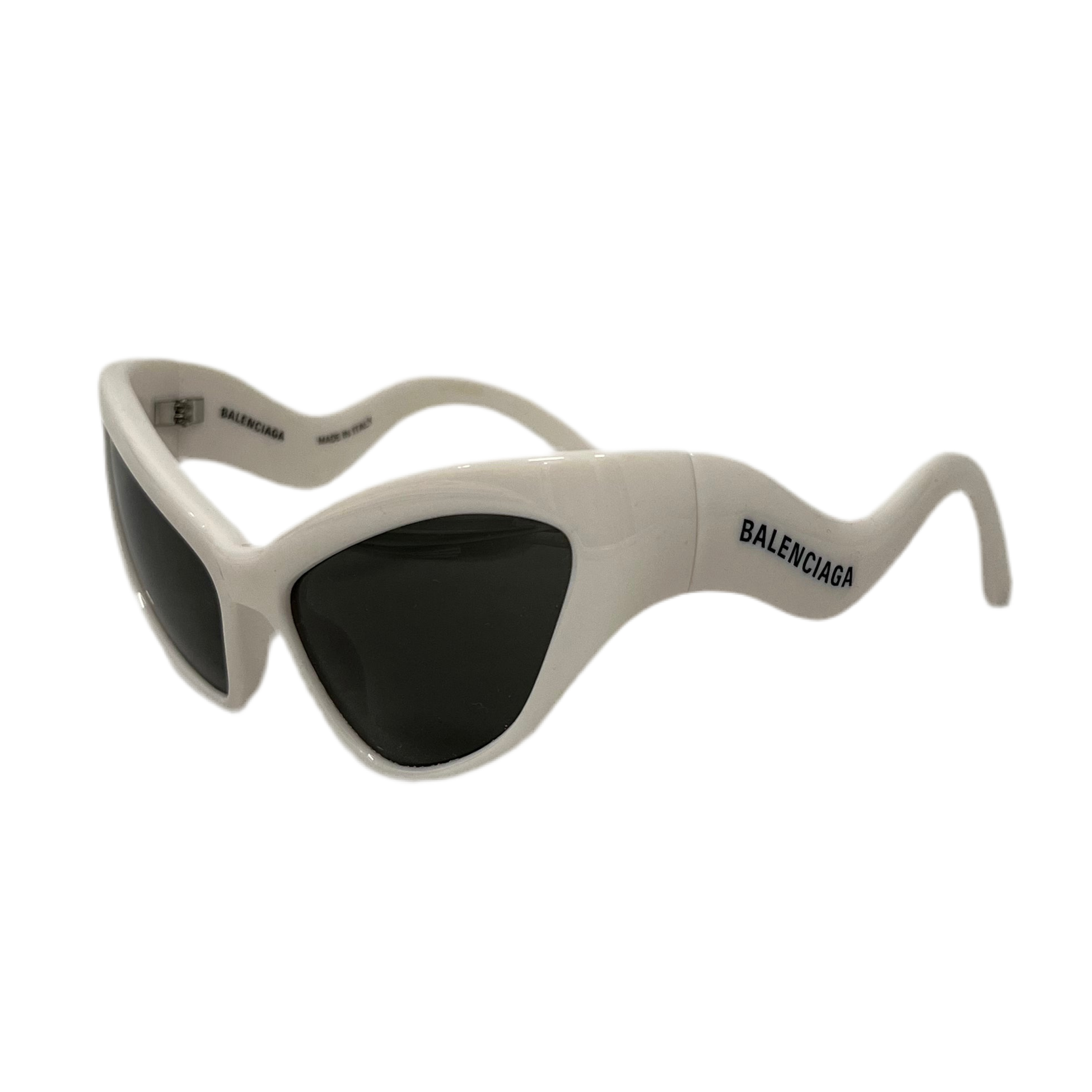 BALENCIAGA/Sunglasses/Plastic/WHT/HAMPTONS CAT view 2