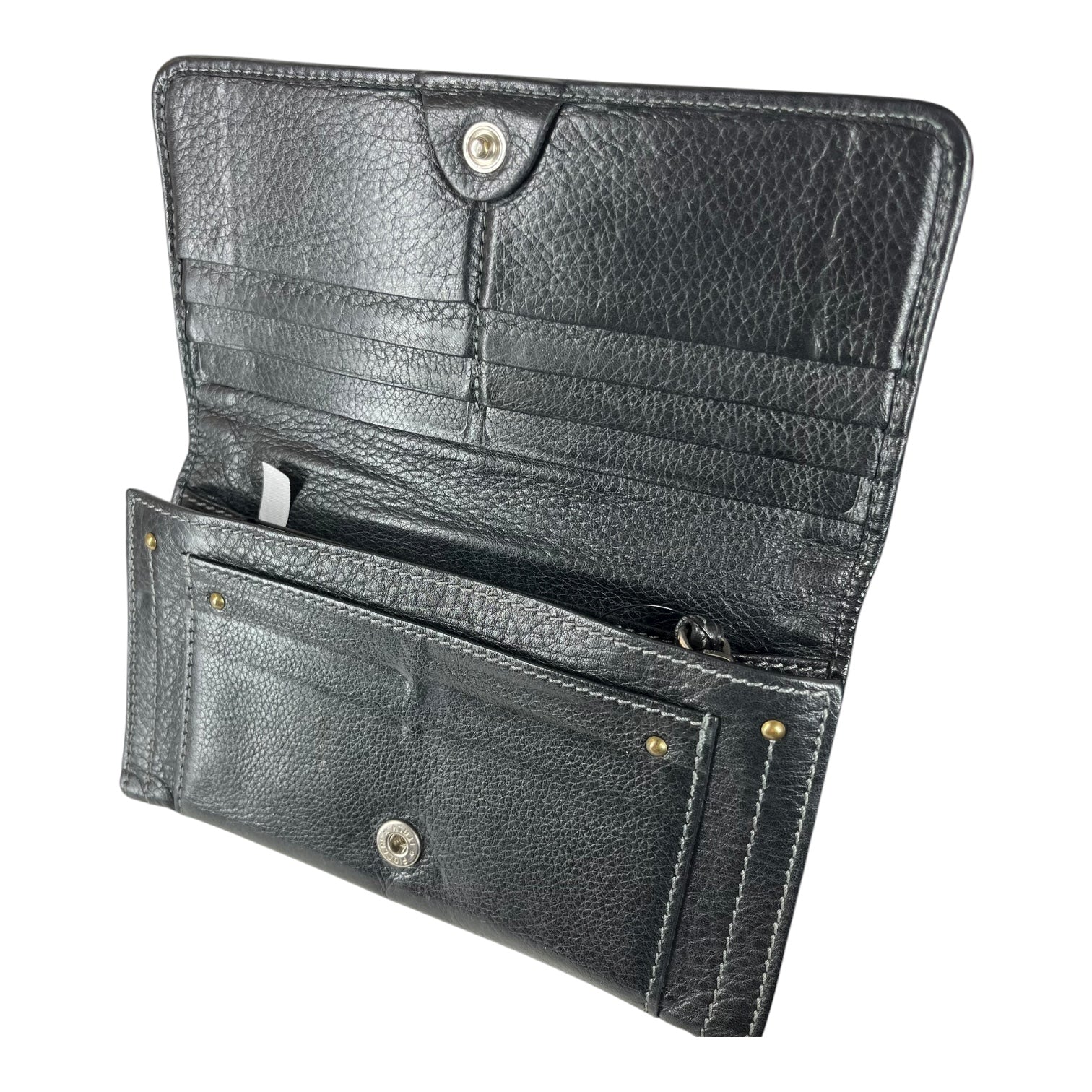 Chloe/Long Wallet/Leather/BLK/Lock Wallet view 4