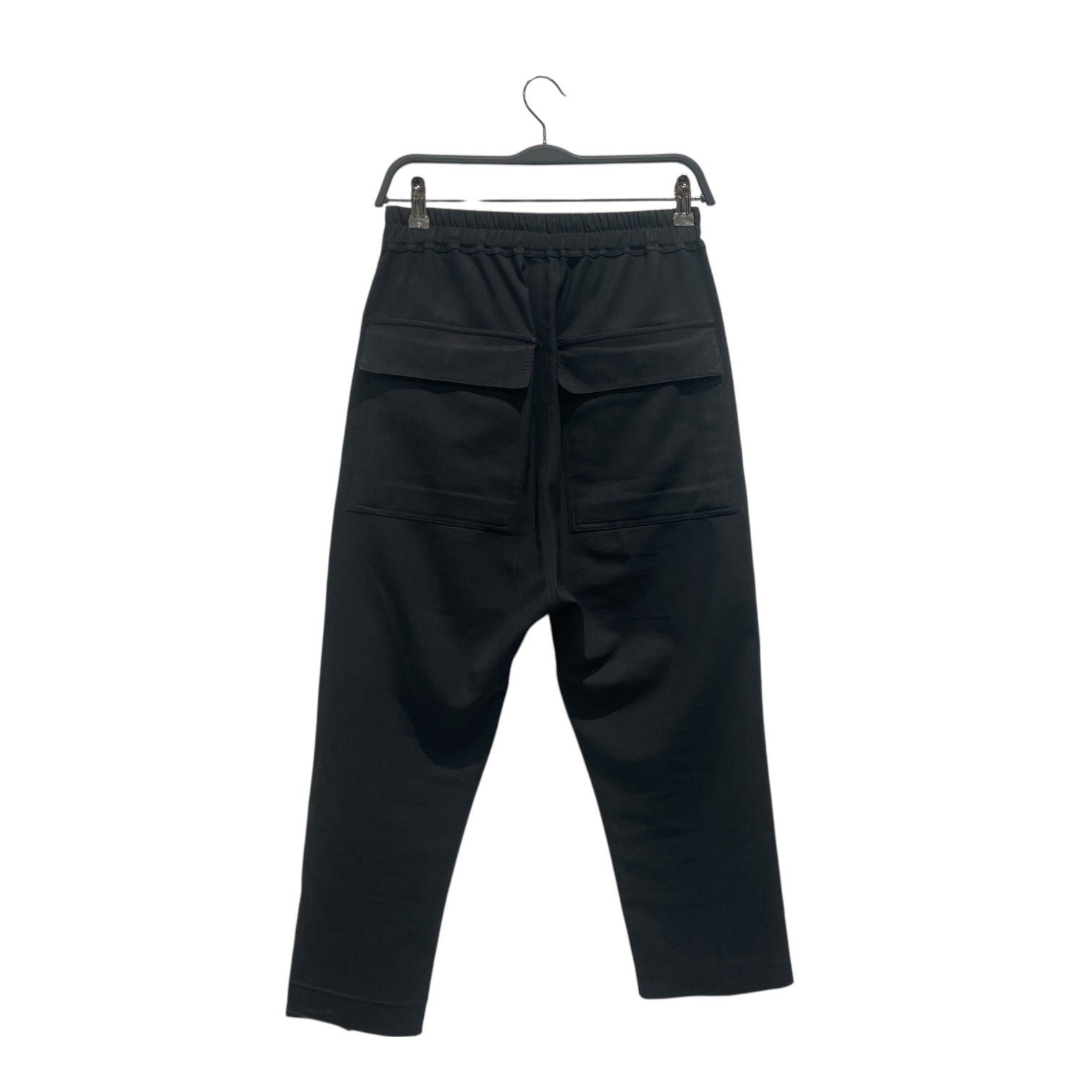 Rick Owens/Cropped Pants/2/Polyester/BLK/SS20 TECUATL CROPPED DRAWSTRIN view 2