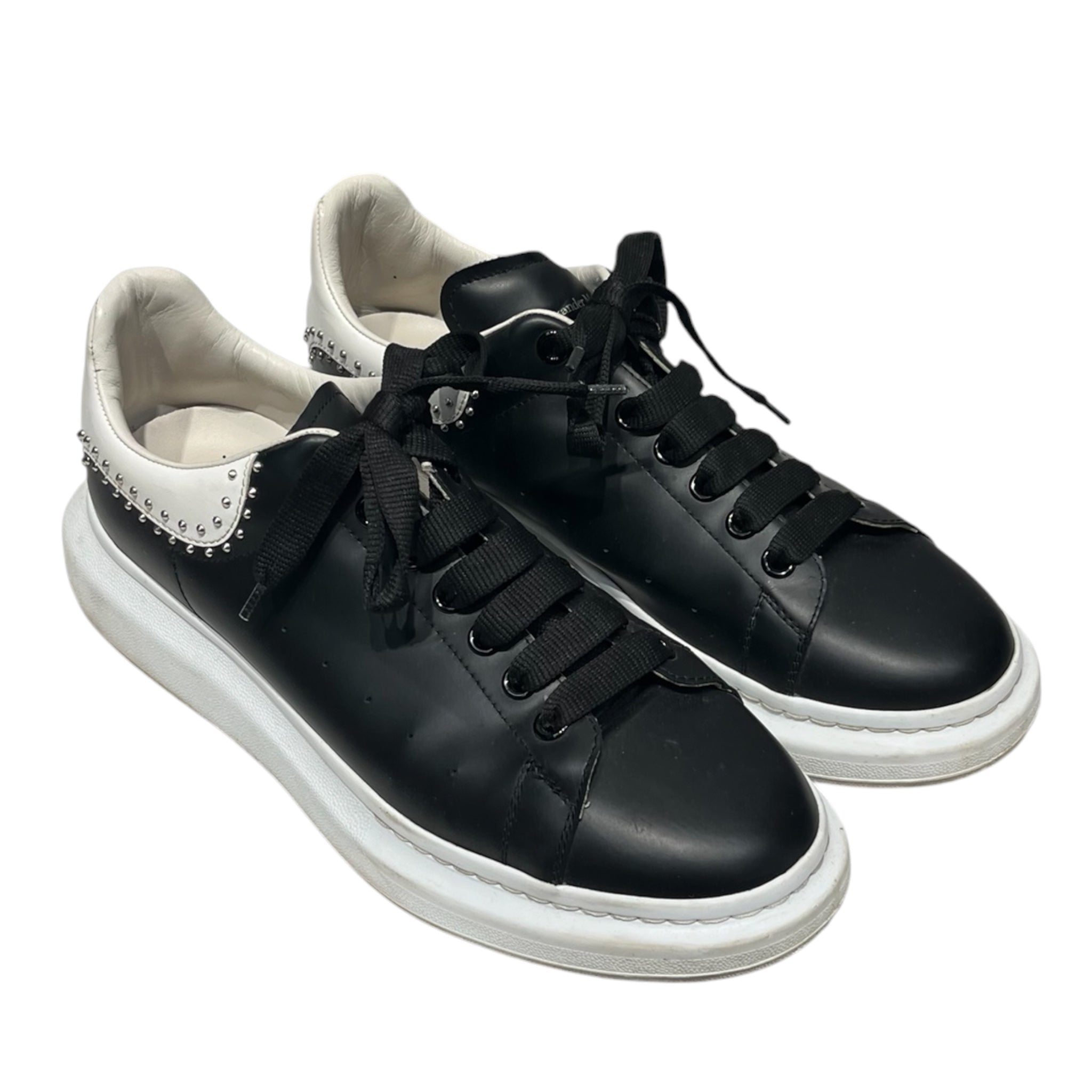 Alexander McQueen/Low-Sneakers/EU 45/Leather/BLK/STUDS view 1