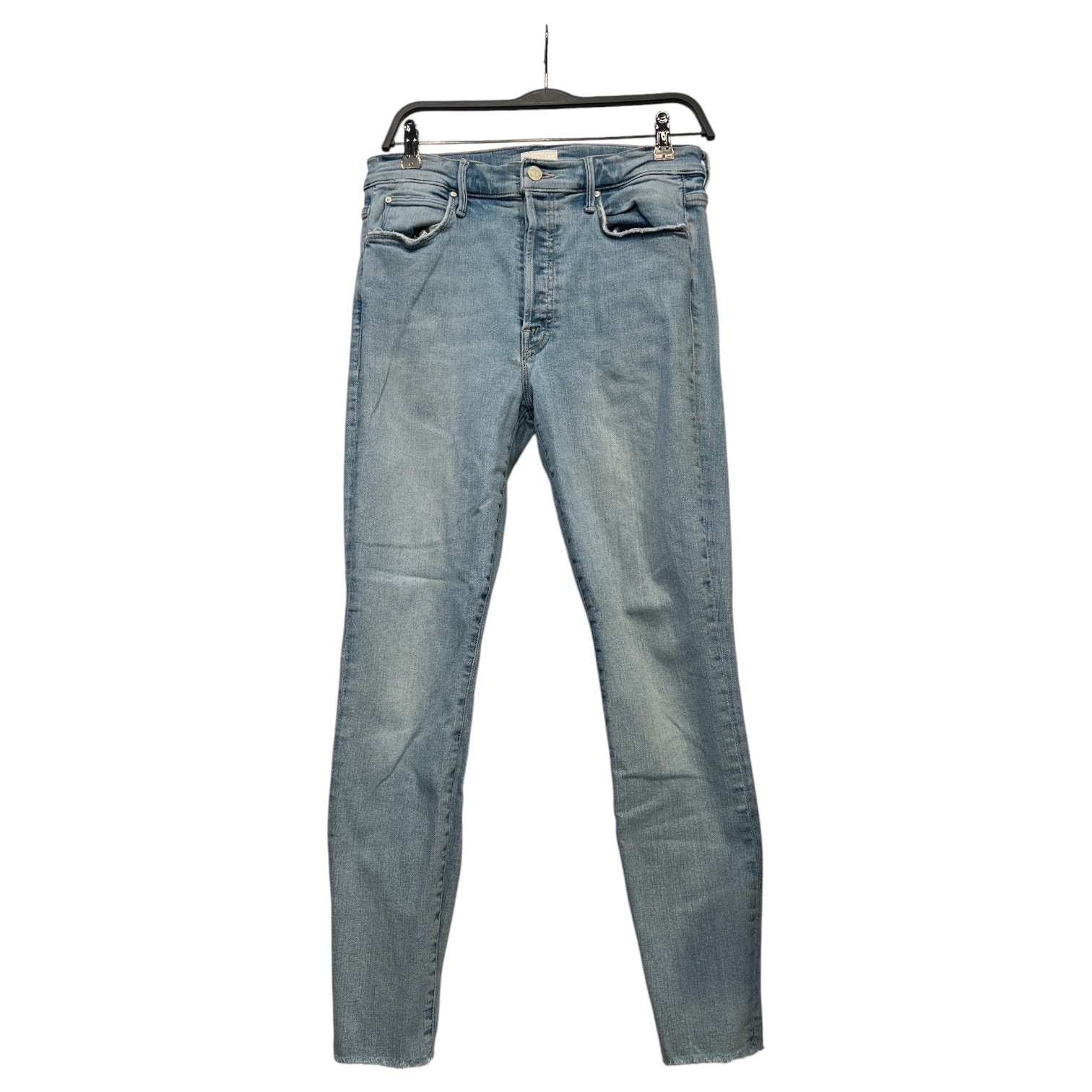 mother/Straight Pants/30/Cotton/BLU/STUNNER ANKLE FRAY view 1