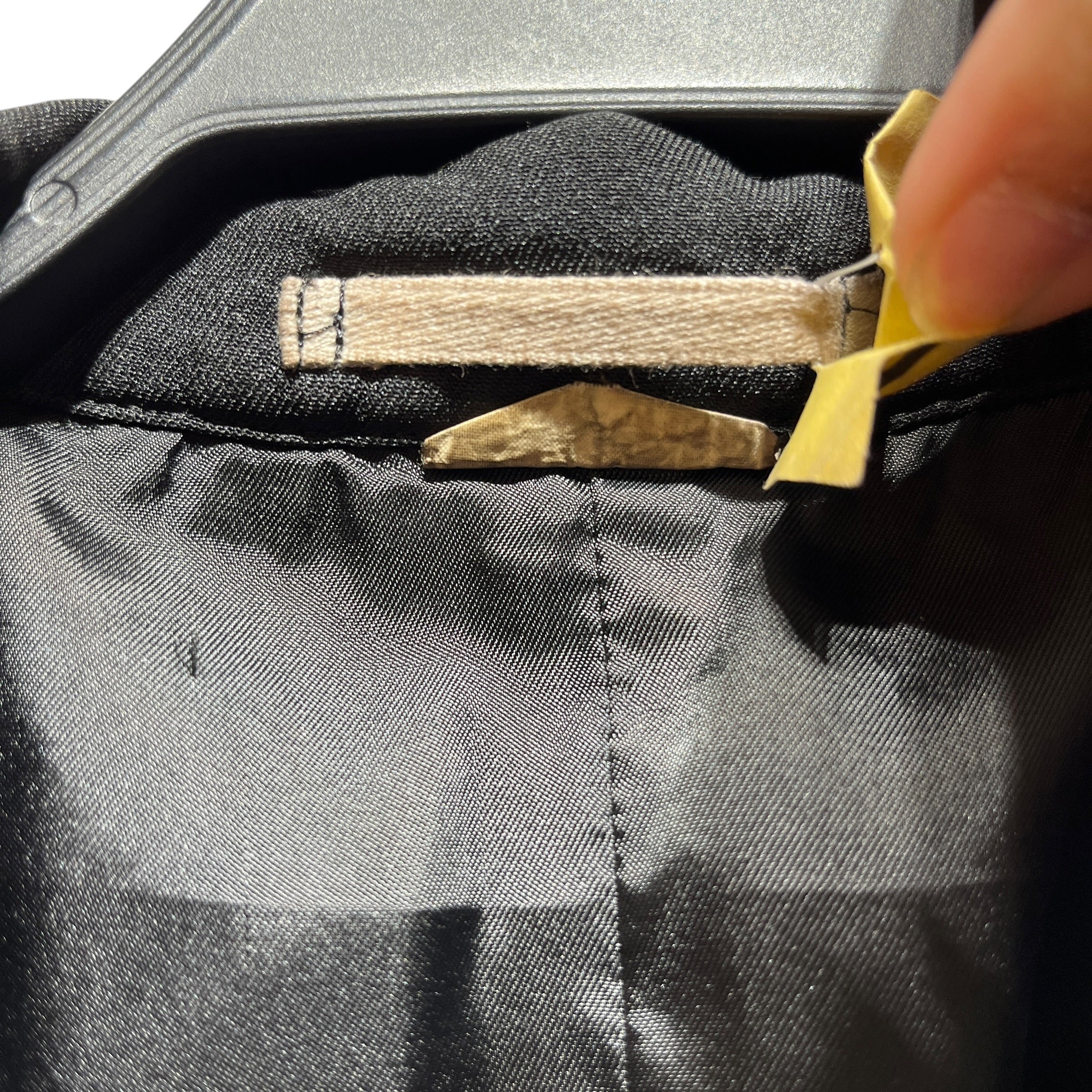 COMME des GARCONS HOMME PLUS/Tailored Jkt/M/Wool/BLK/BUCKLE ARMS / BRWN BUTTONS view 3
