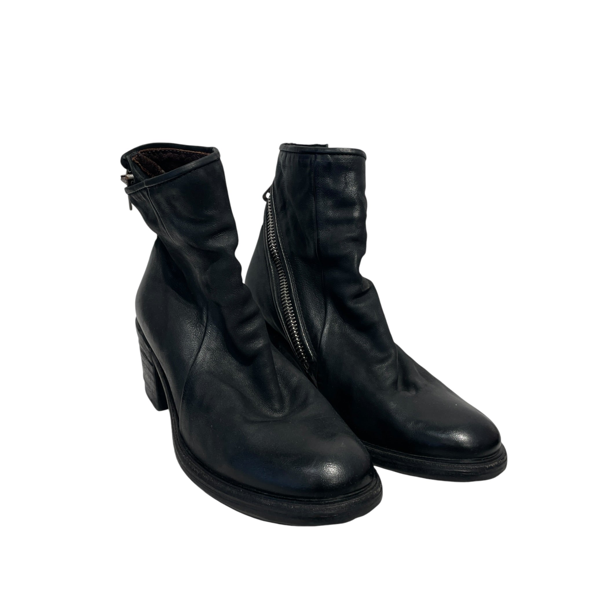 / AS.98/Boots/EU 40/Faux Leather/Black/Side Zip/AS 98 view 1