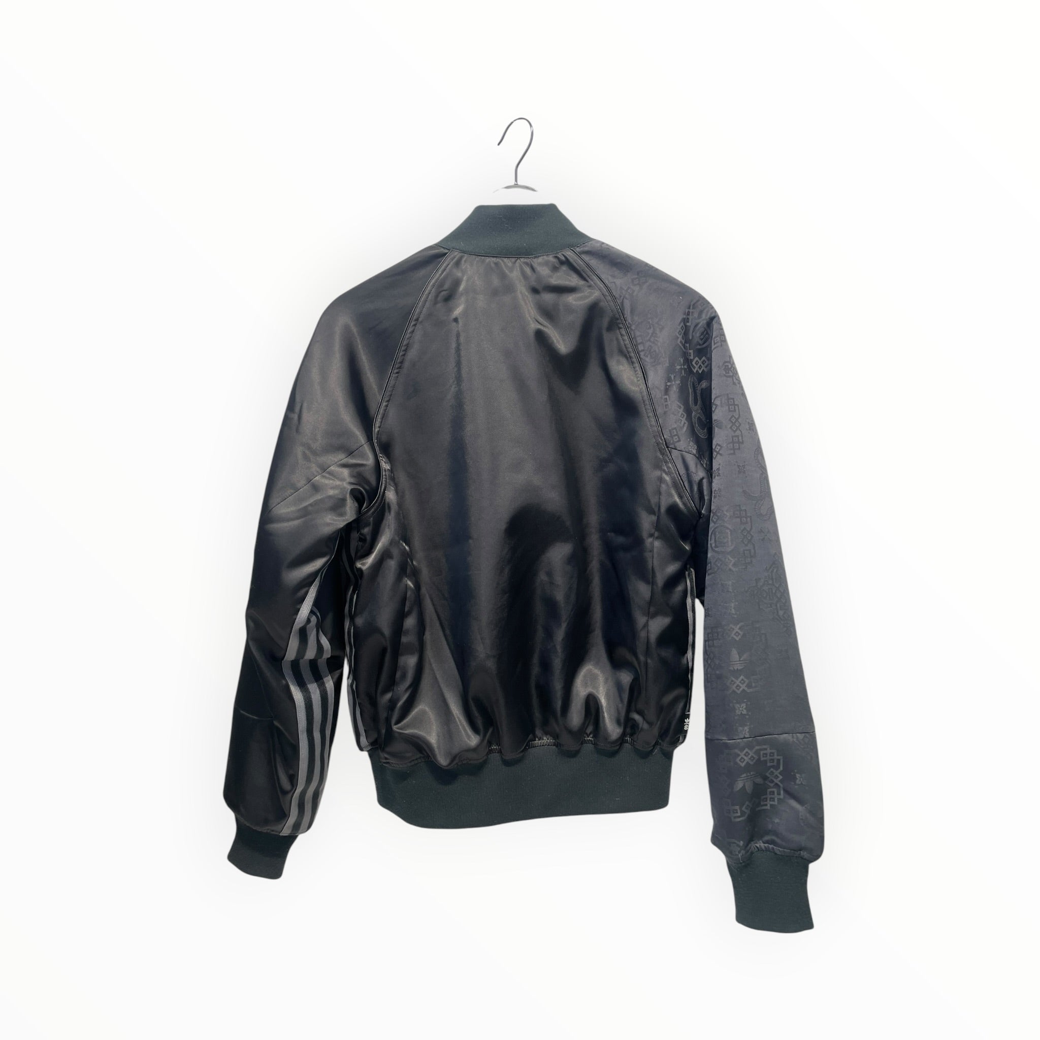 adidas/CLOT(CLOTAPPAREL)/Souvenir Jkt/XS/All Over Print/Polyester/BLK/LUNER NEW YEARS JACKET view 2