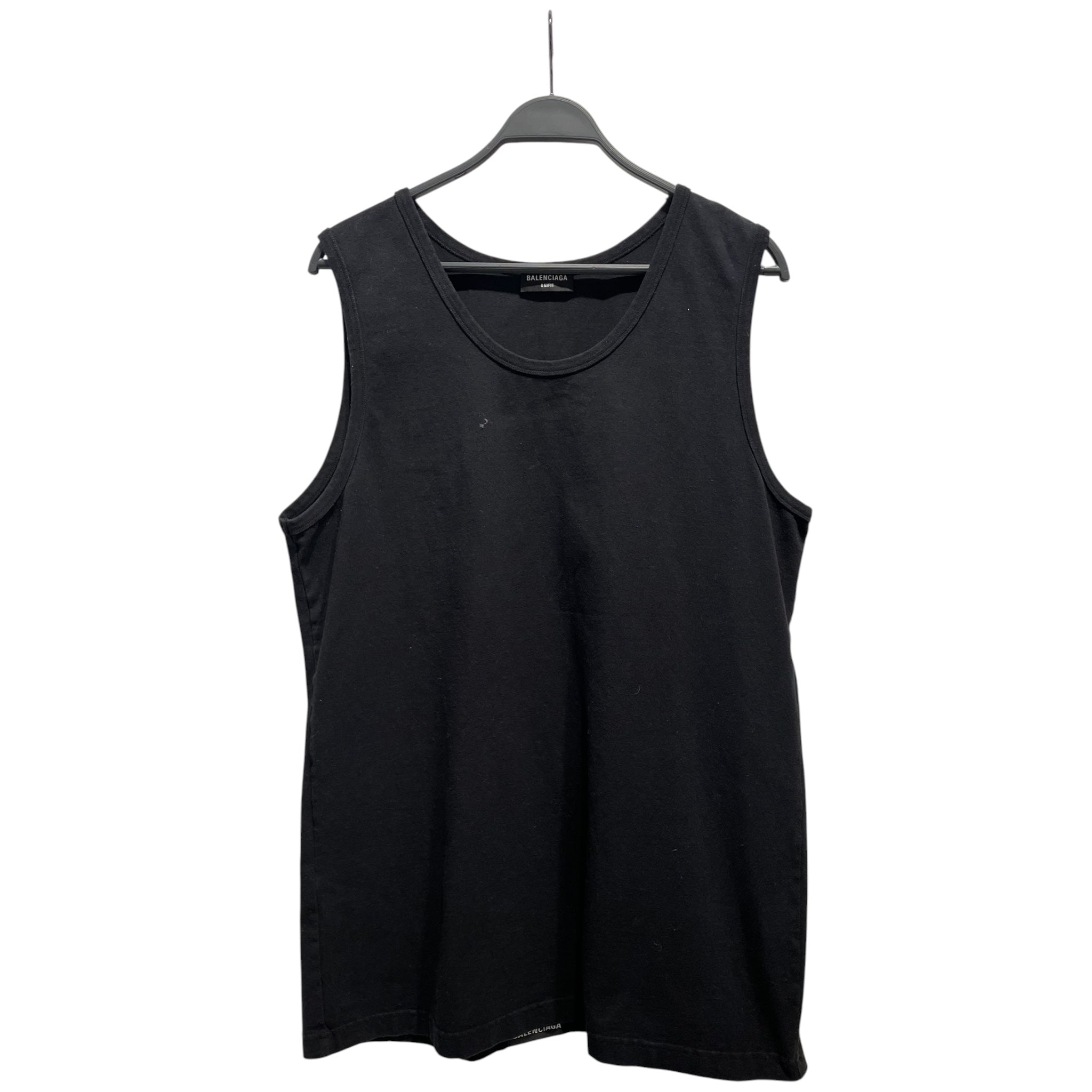 BALENCIAGA/Tank Top/L/Cotton/BLK/ view 1