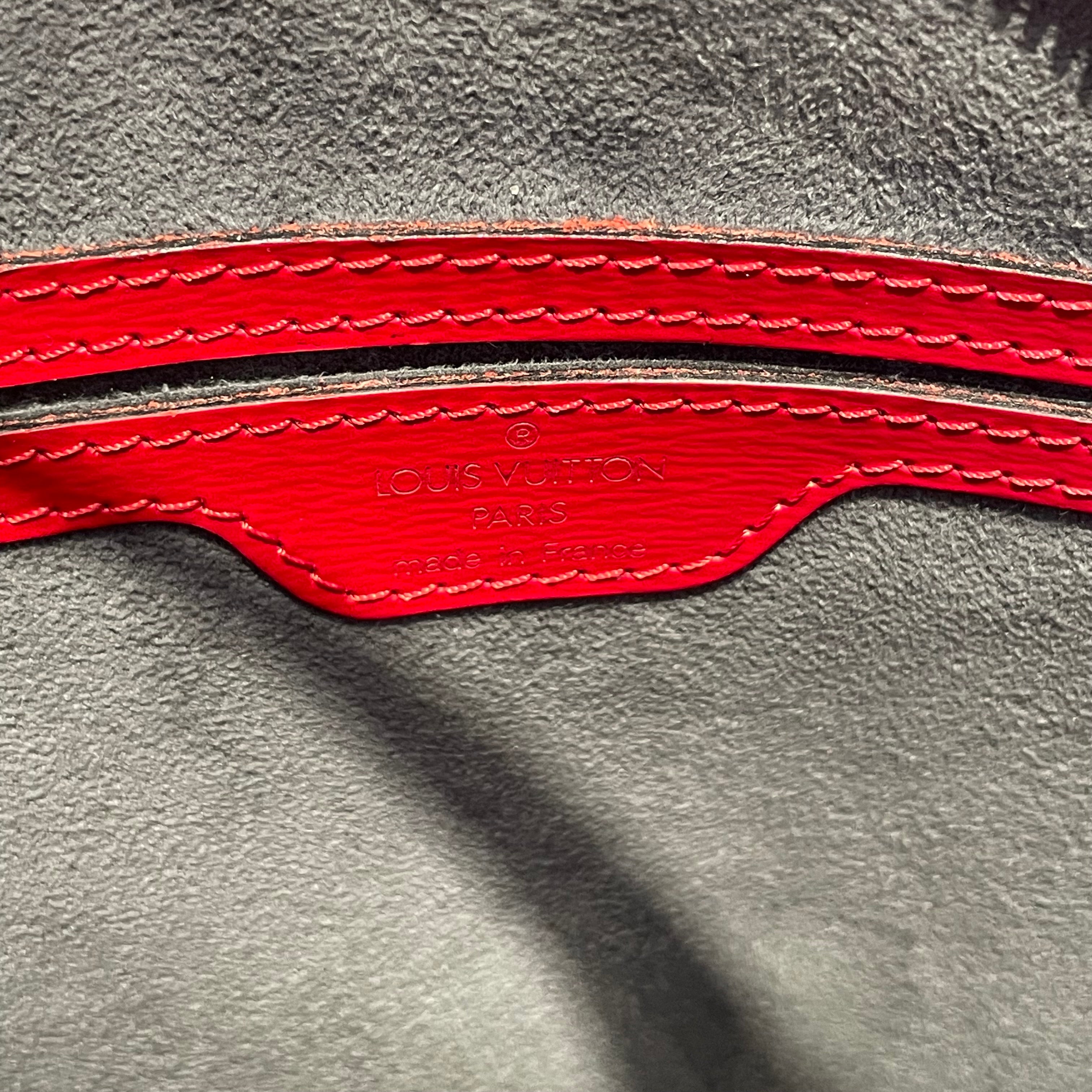 LOUIS VUITTON/Hand Bag/Leather/RED/St Jacques PM view 5