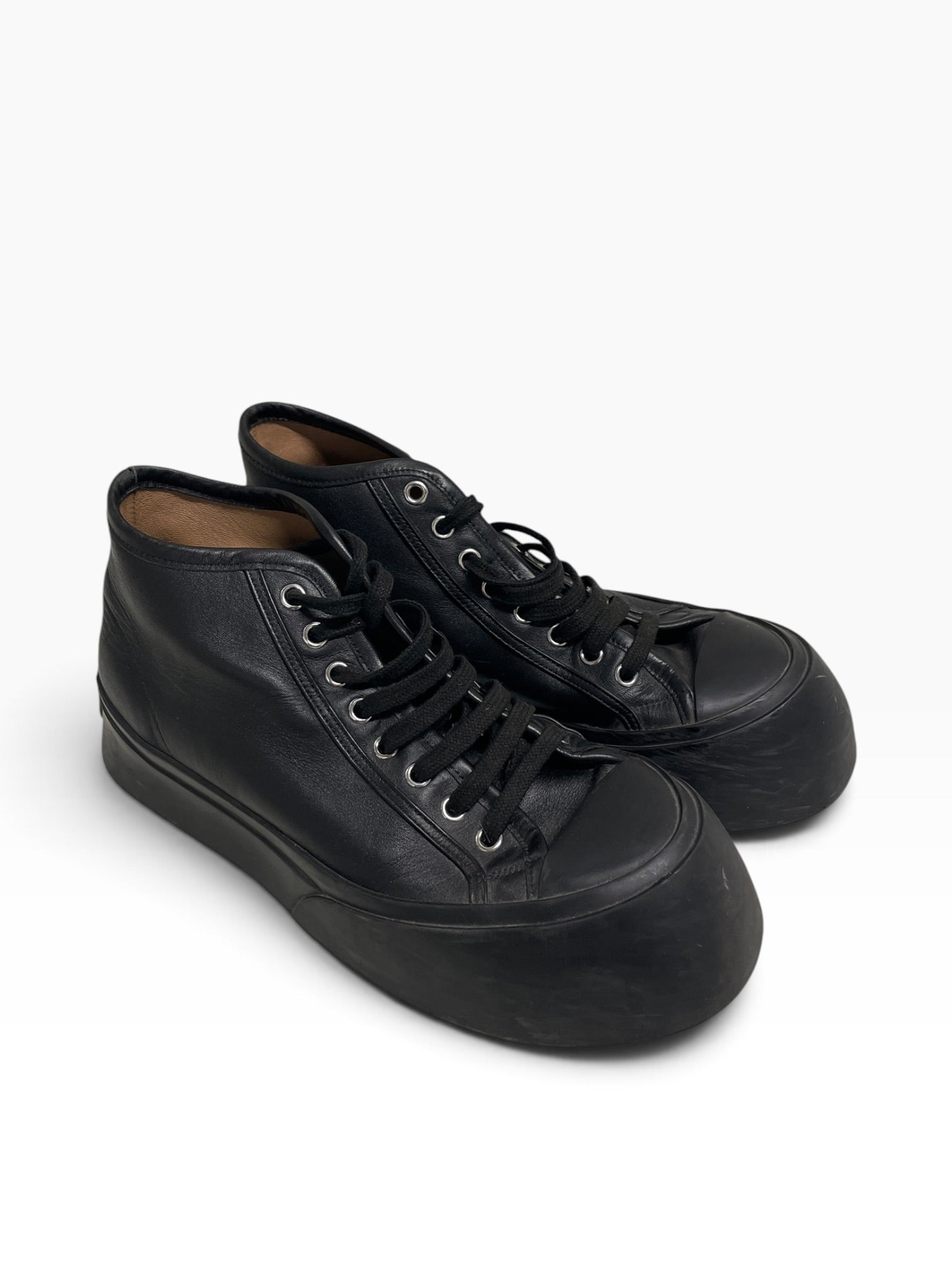 MARNI/Low-Sneakers/US 9/Leather/BLK/CHUNKY TOE view 2