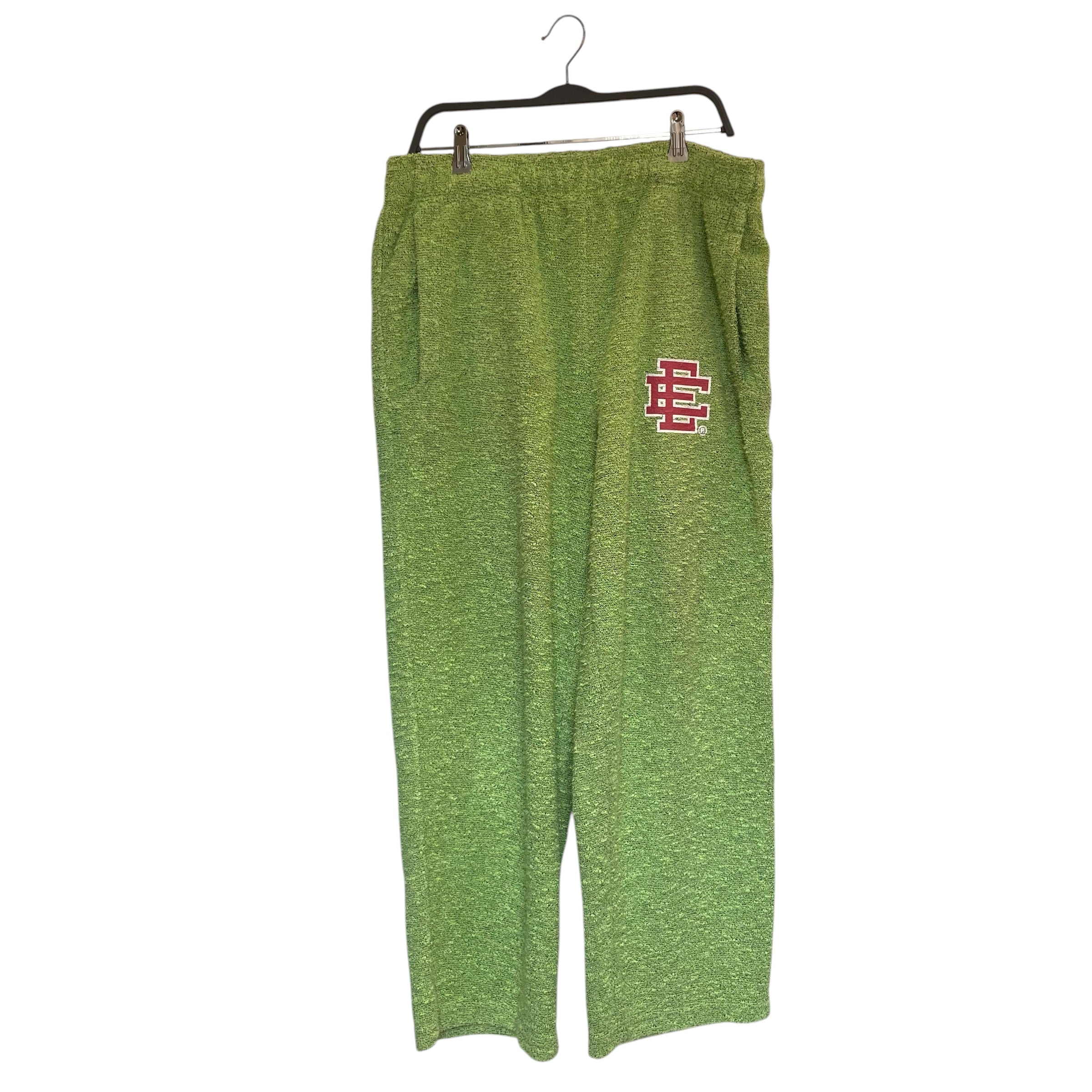 ERIC EMANUEL/Straight Pants/XXL/GRN/TOWEL TEXTURED SWEATS view 1