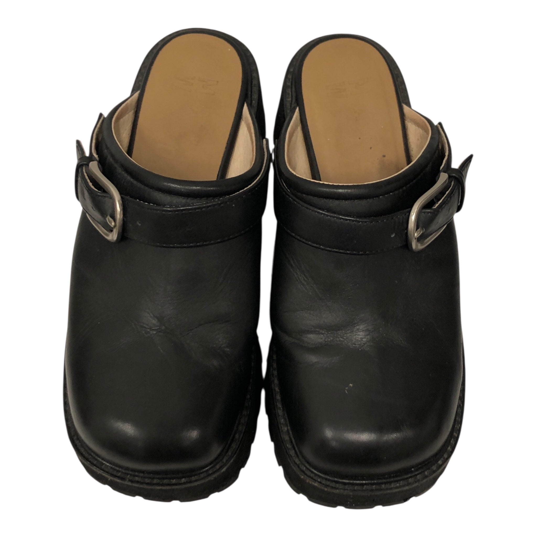MARGE SHERMAN/Shoes/US 5.5/Leather/BLK/70S CLOGS view 3