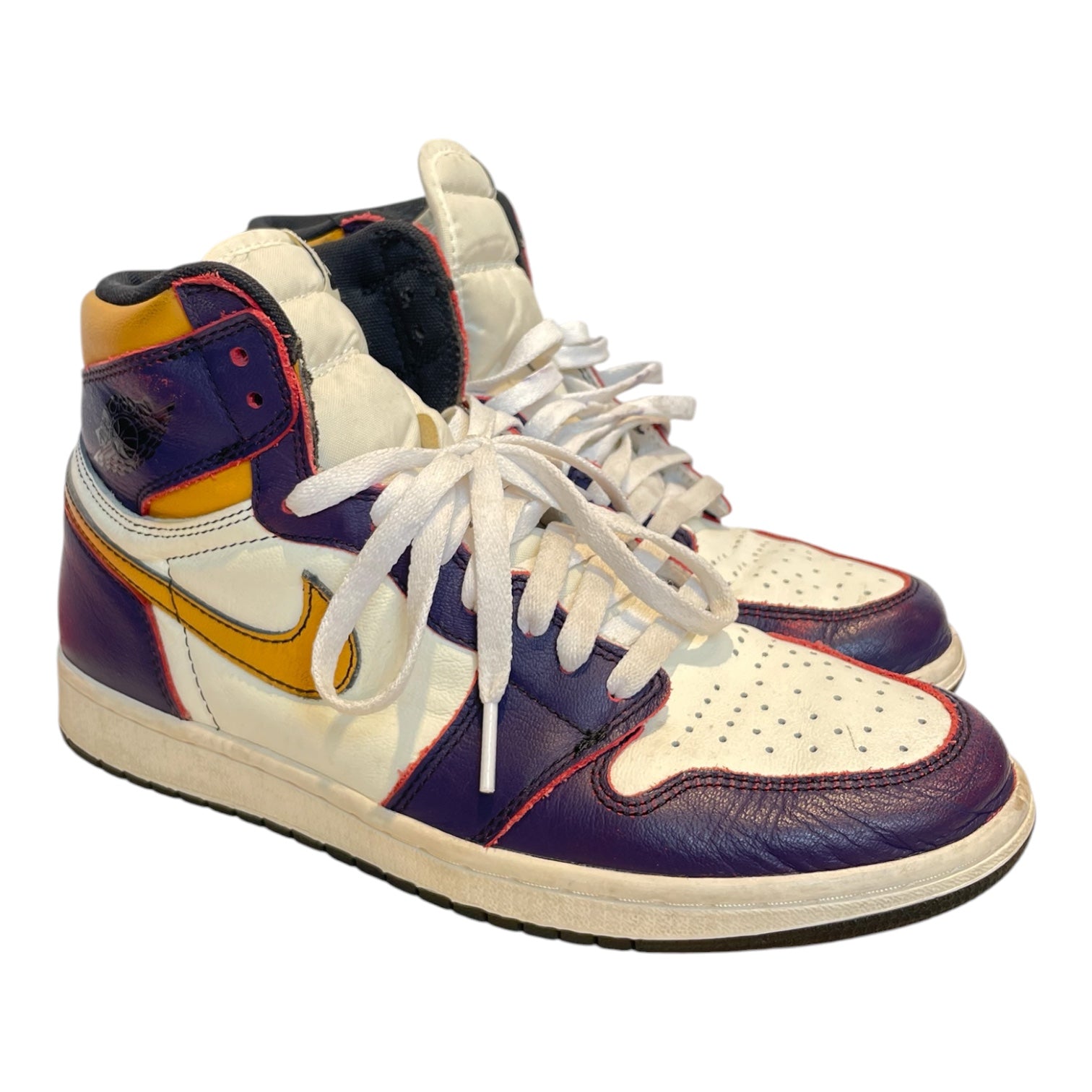 air-J/Hi-Sneakers/US 8/Cotton/PPL/Air Jordan 1 LA to Chicago view 1