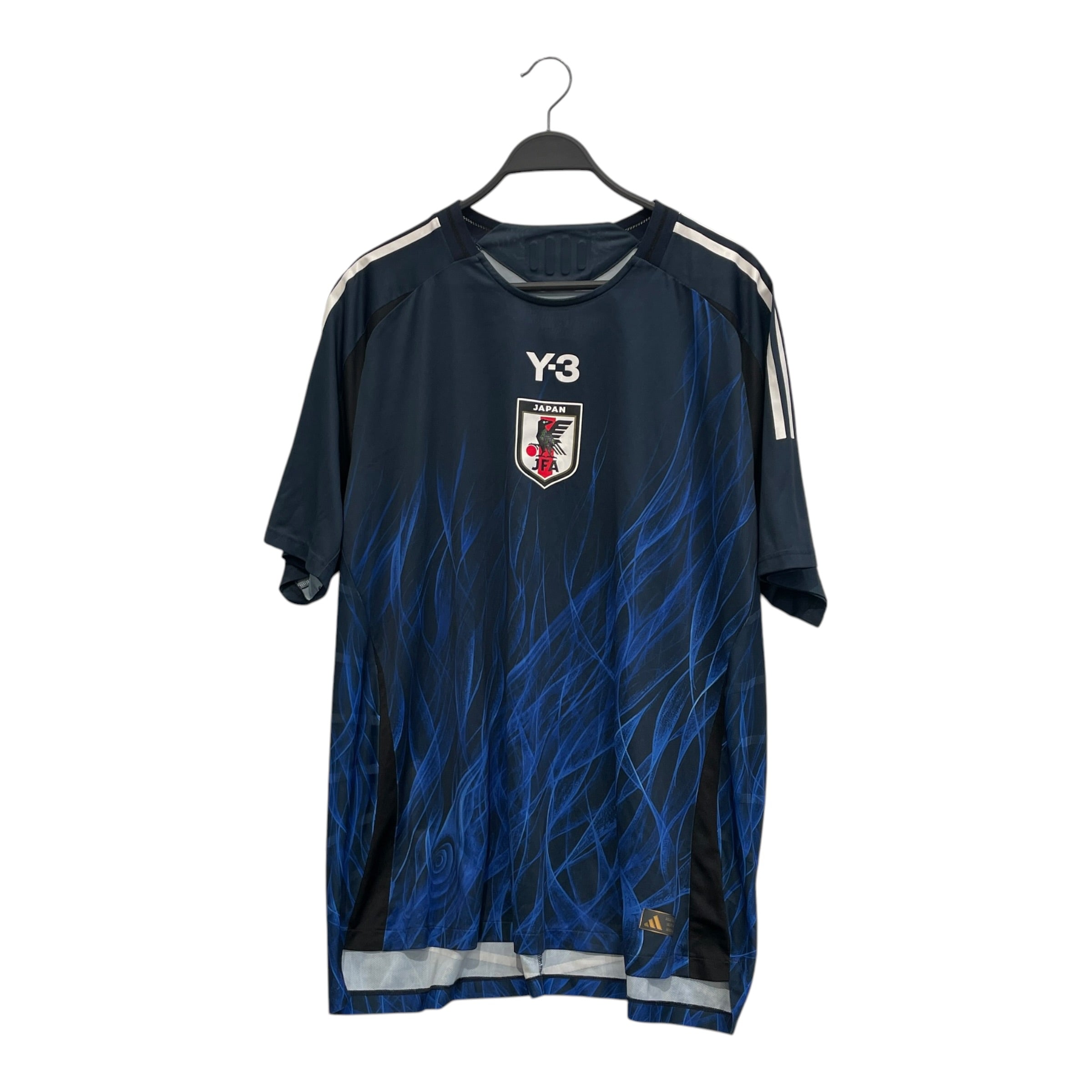 Y-3/adidas/T-Shirt/M/Polyester/NVY/All Over Print/JAPAN SOCCER JERSEY view 1