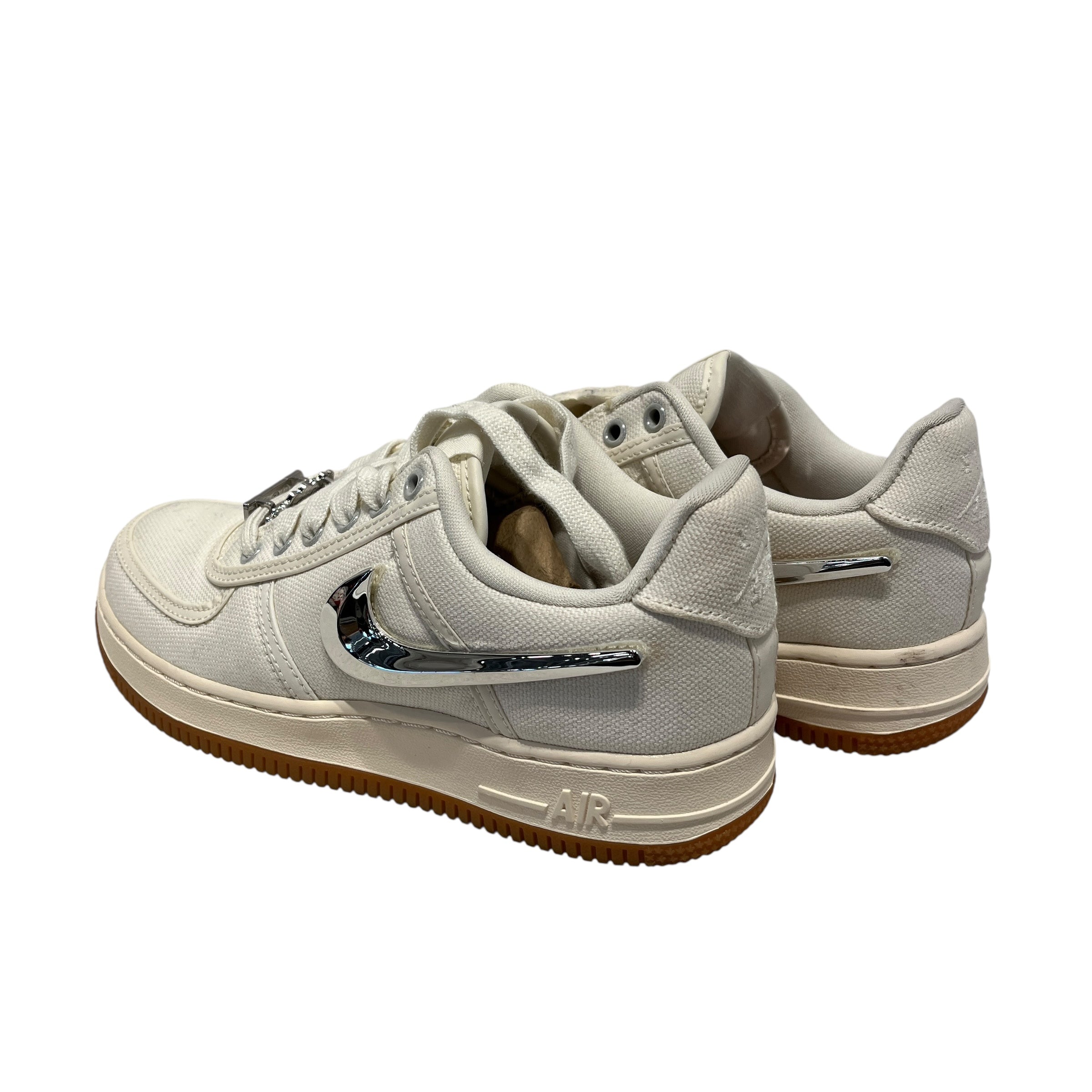 NIKE/TRAVIS SCOTT/Low-Sneakers/silver swoosh view 2