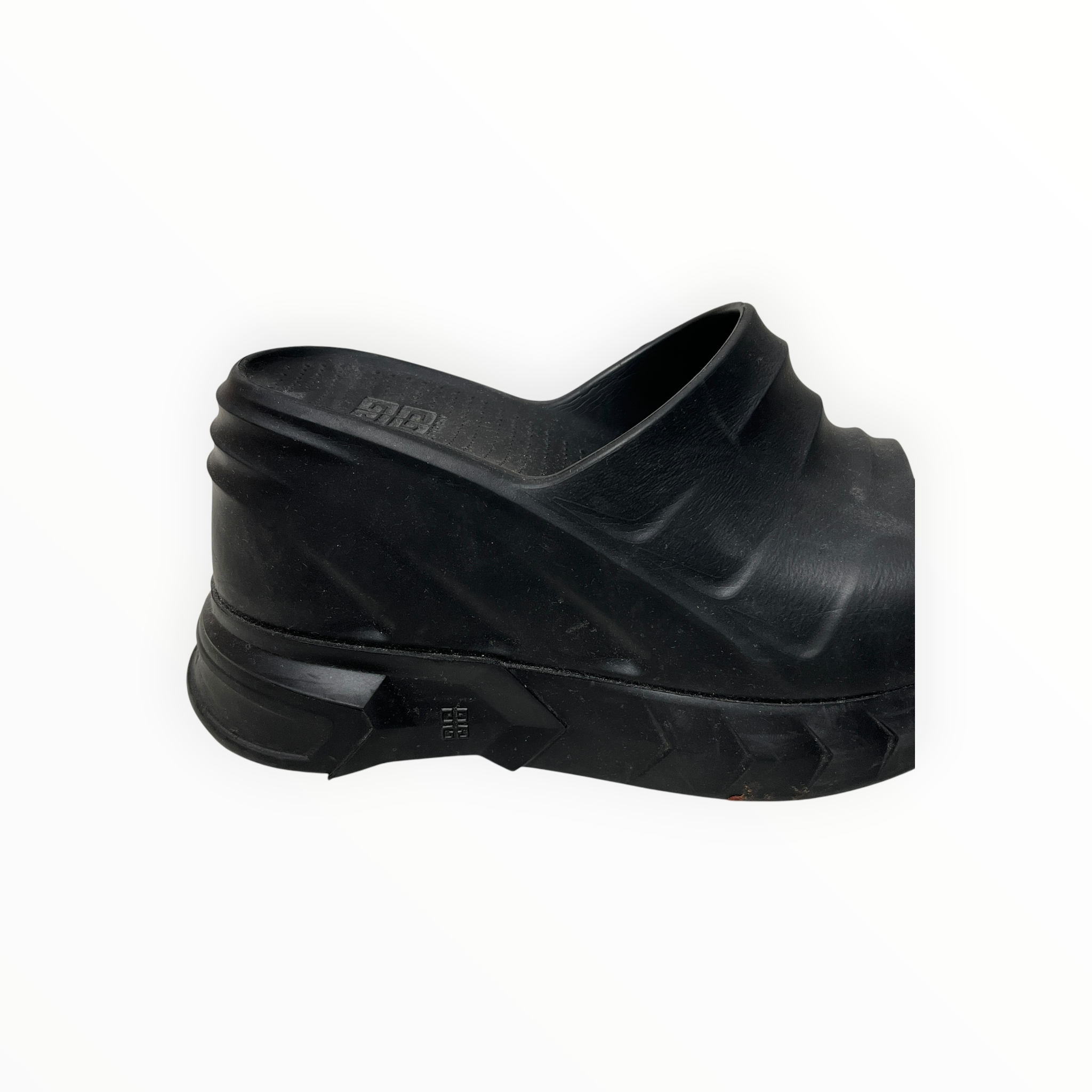 GIVENCHY/Sandals/EU 38/BLK/marshmallow wedge view 8