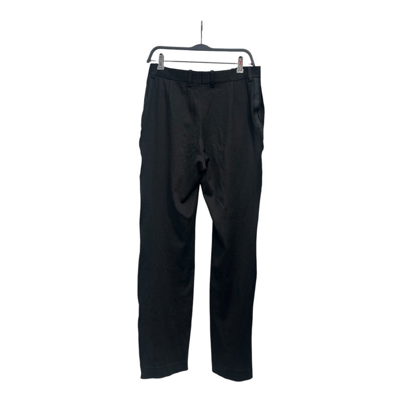 BALENCIAGA/Pants/38/Polyester/BLK/SILK STRIPE FLARE