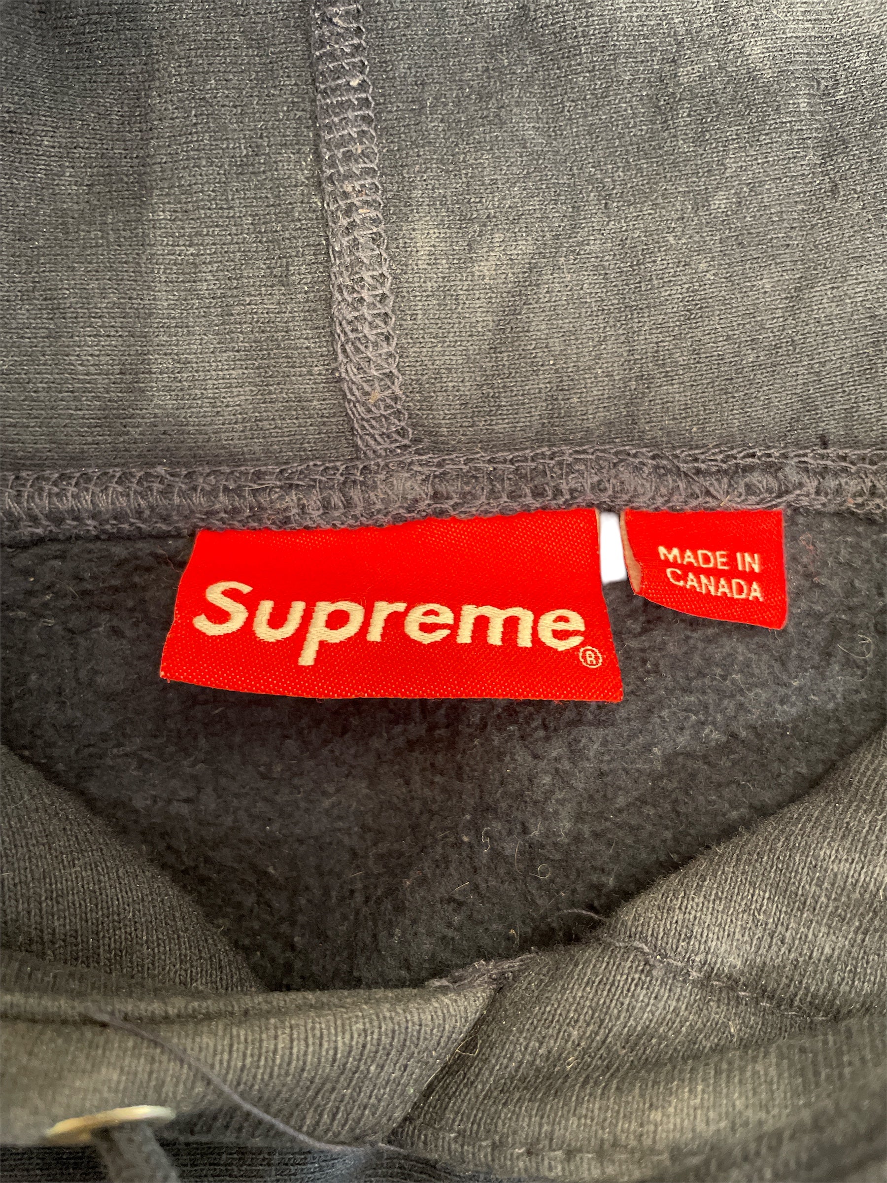 Supreme/Hoodie/L/Cotton/BLU/Compact Logo view 3