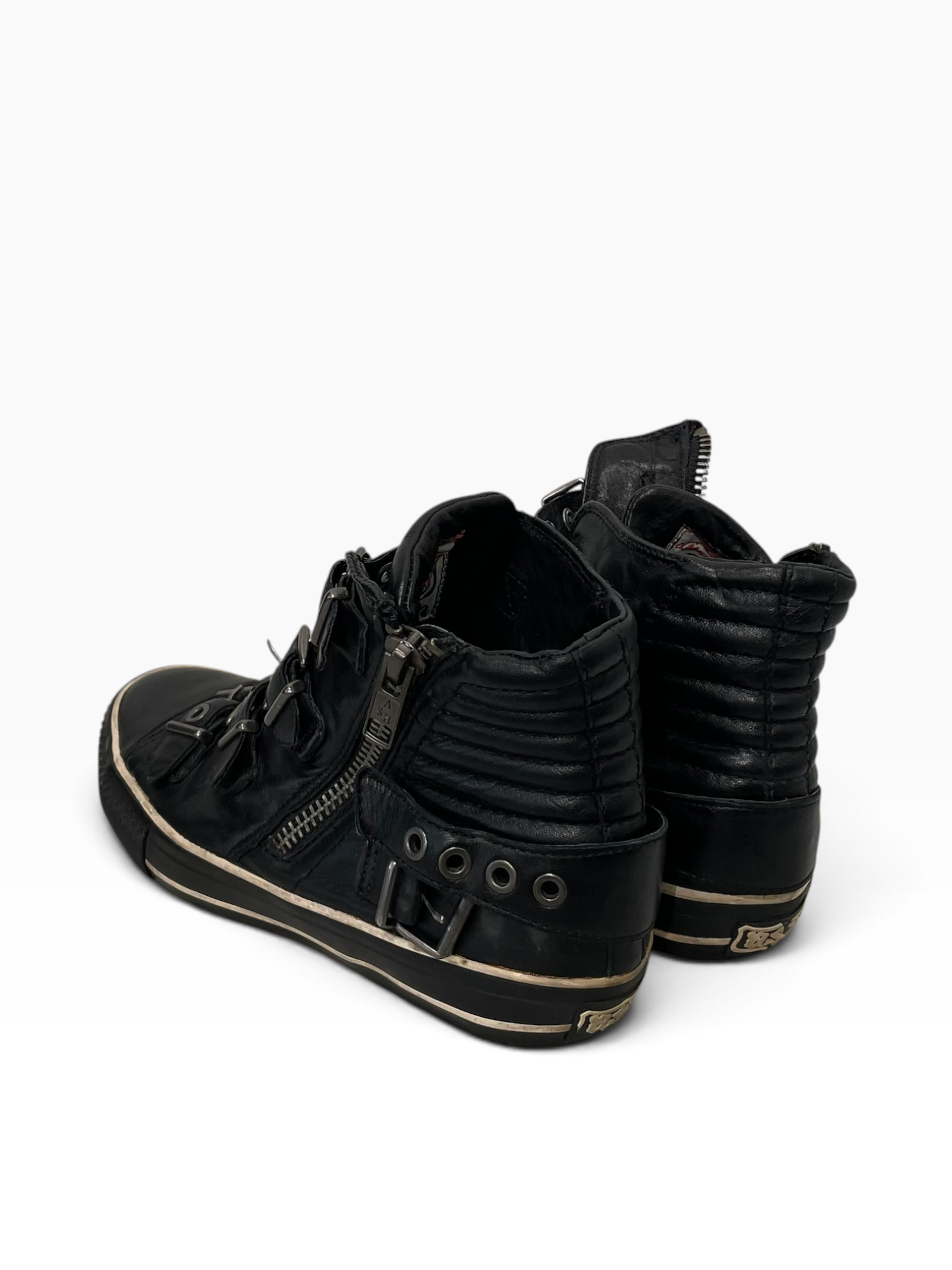 Ash/Hi-Sneakers/EU 39/Leather/BLK/MULTI BUCKLE view 2