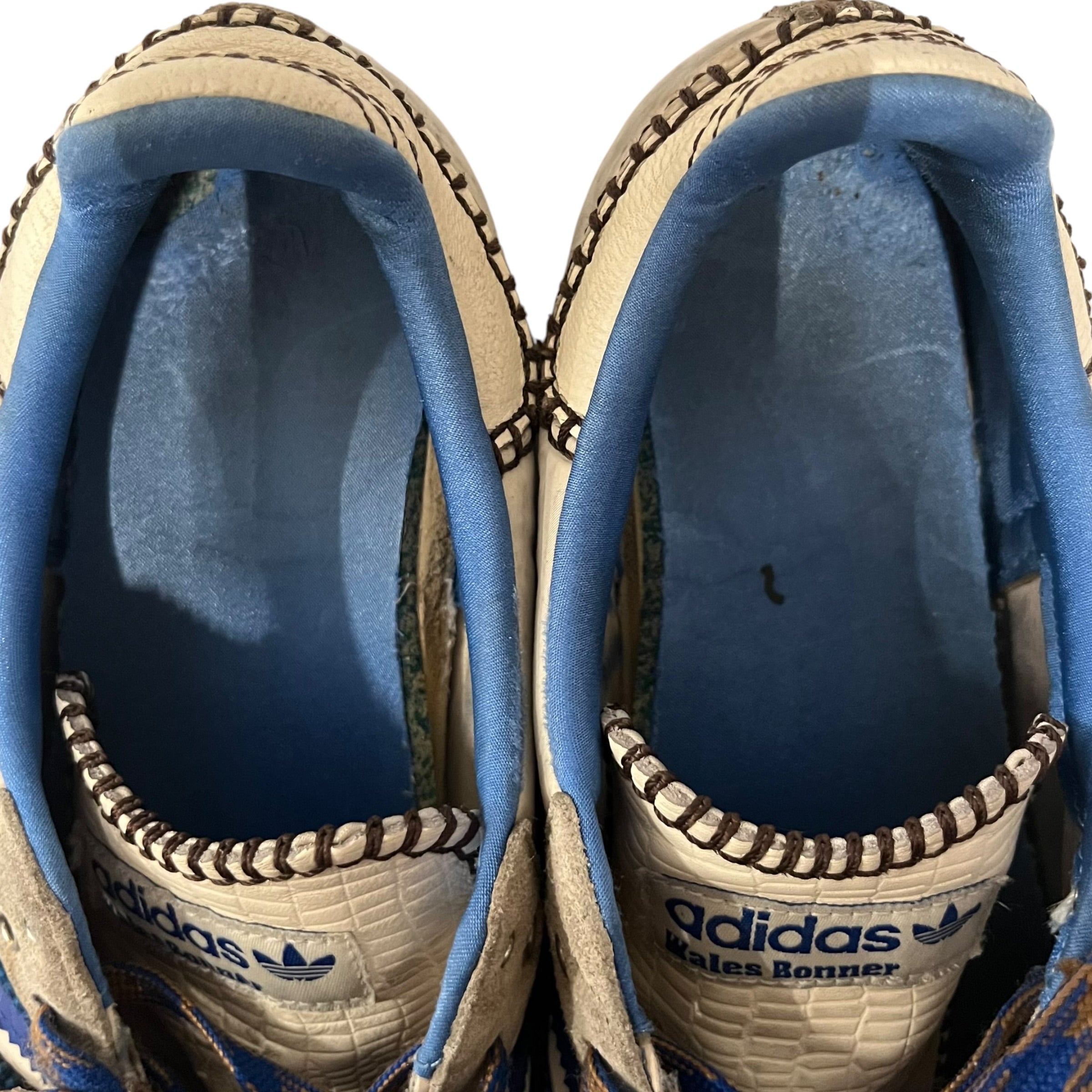 adidas/Low-Sneakers/US 10.5/Suede/BLU/WALES BONNER view 4