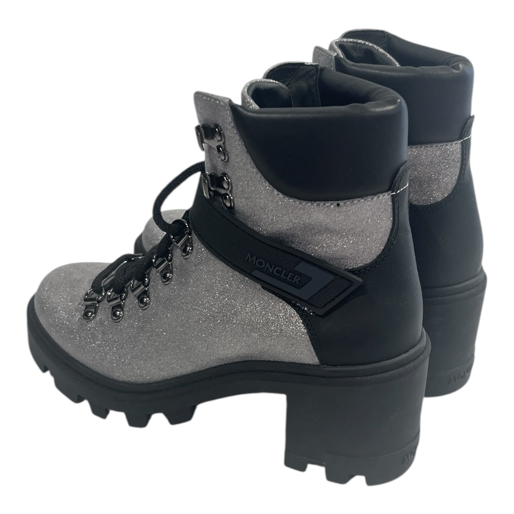 MONCLER/Booties/US 6/Leather/SLV/ view 2