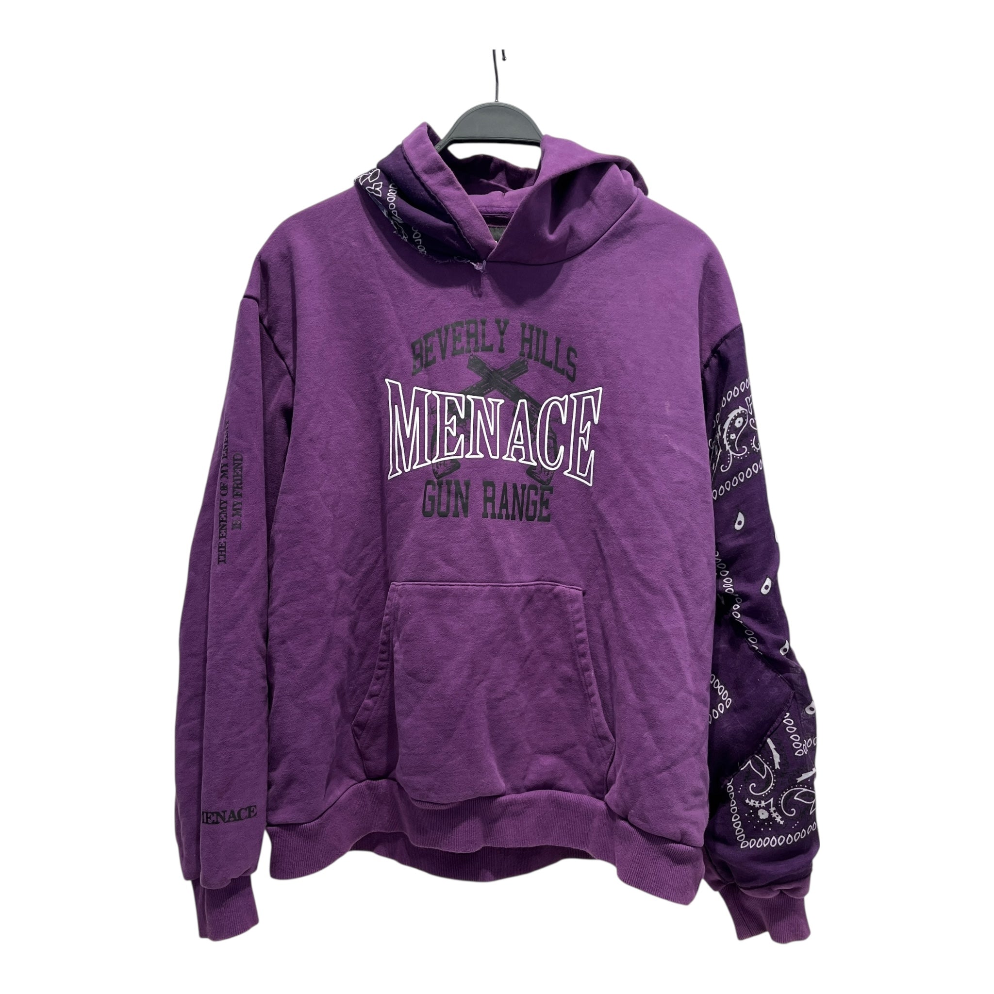 MENACE/Hoodie/L/Cotton/PPL/Oversize/MENACE BEVERLY HILLS HOODIE view 1