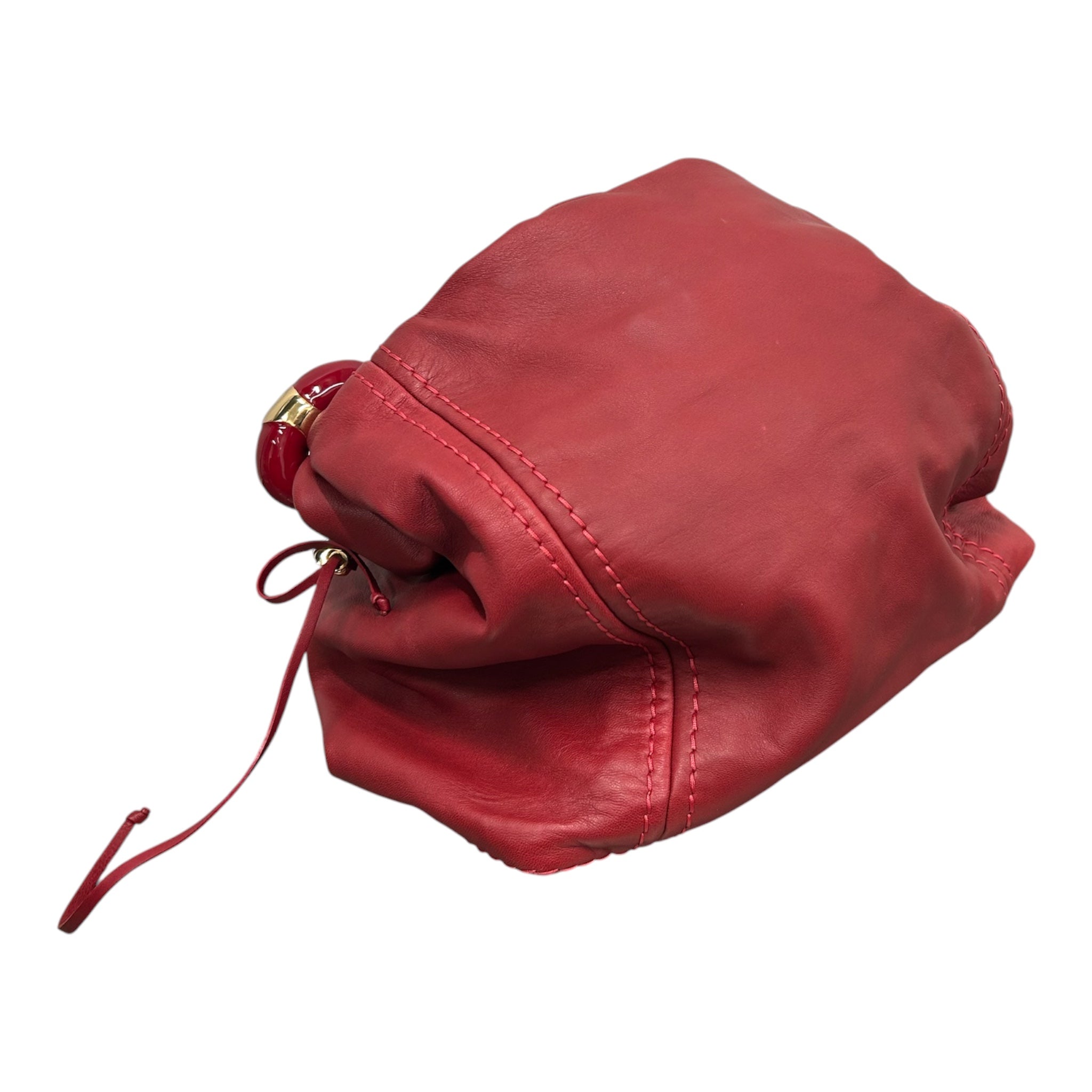 JIMMY CHOO/Bag/Leather/RED/Saba Hobo bag view 6