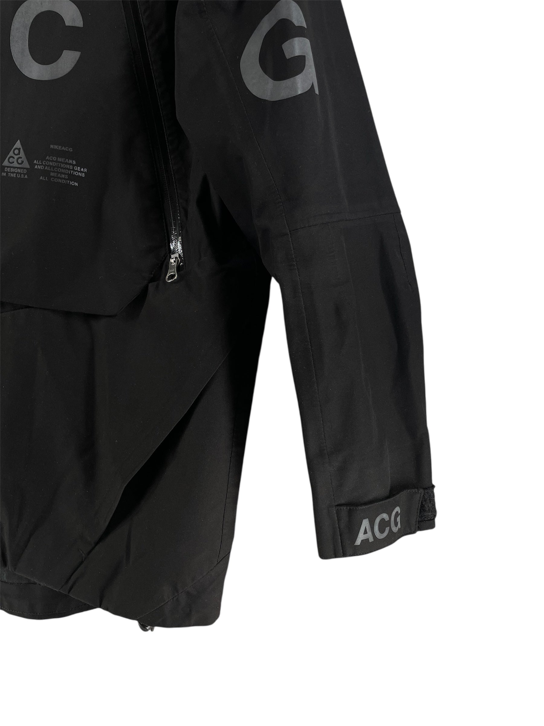 NIKE/Windbreaker/S/Polyester/BLK/Double Breasted/ALPINE JKT view 5
