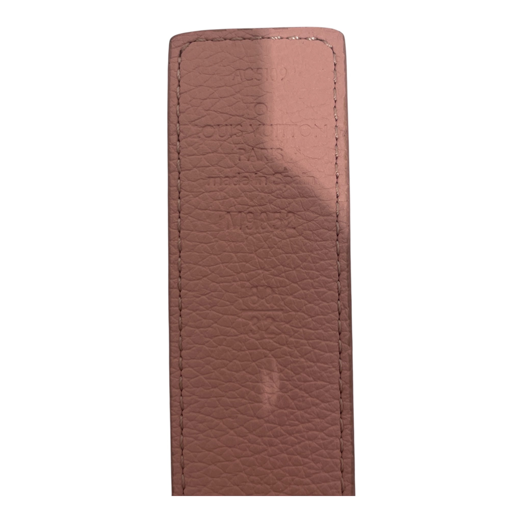 LOUIS VUITTON/Accessories/Monogram/Leather/BRW/Louis Vuitton Belt Pink Interi view 3