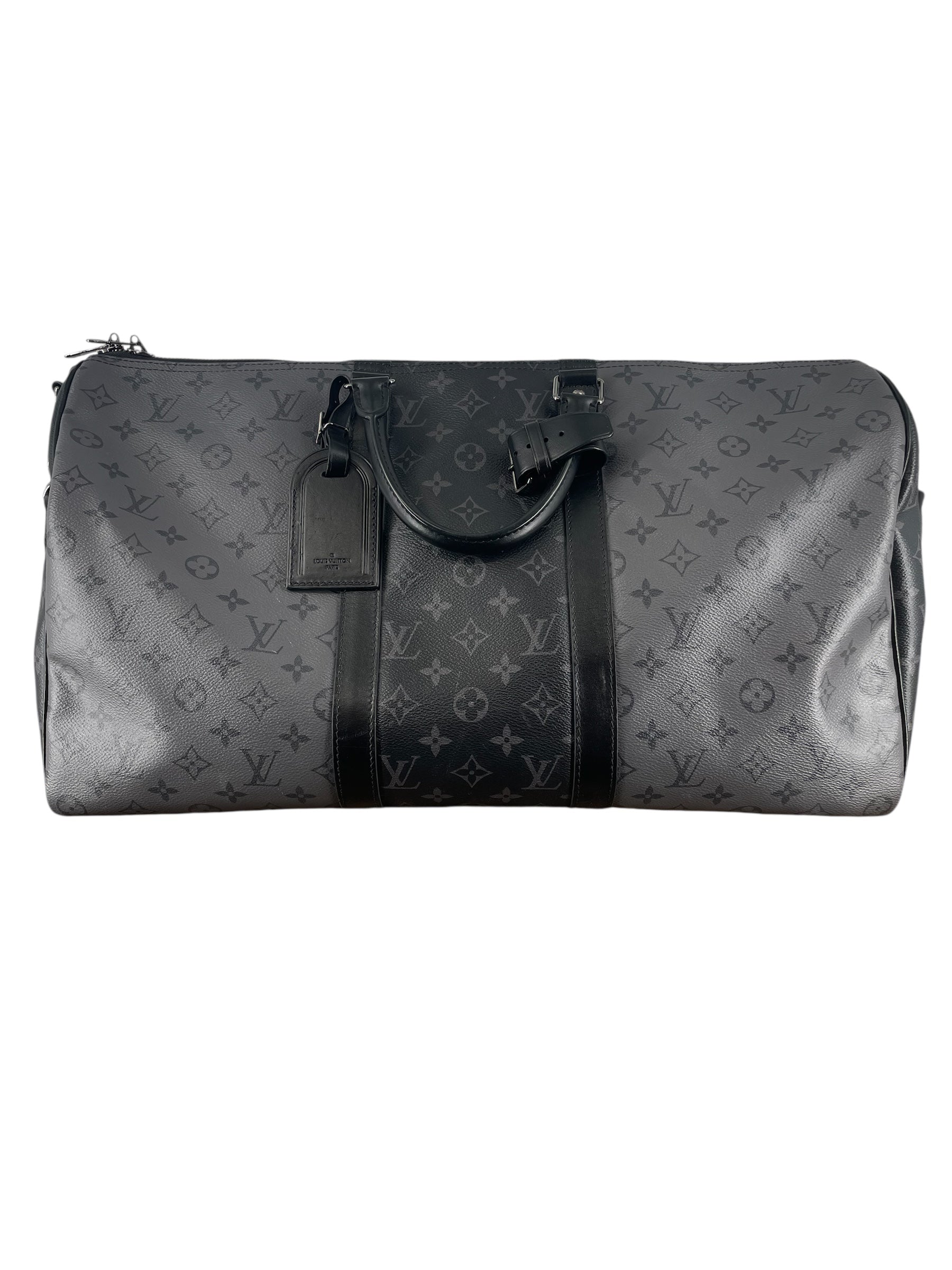 LOUIS VUITTON/Luggage/Monogram/Leather/GRY/KEEPALL 50 BANDOULIERE MONOGRM view 1