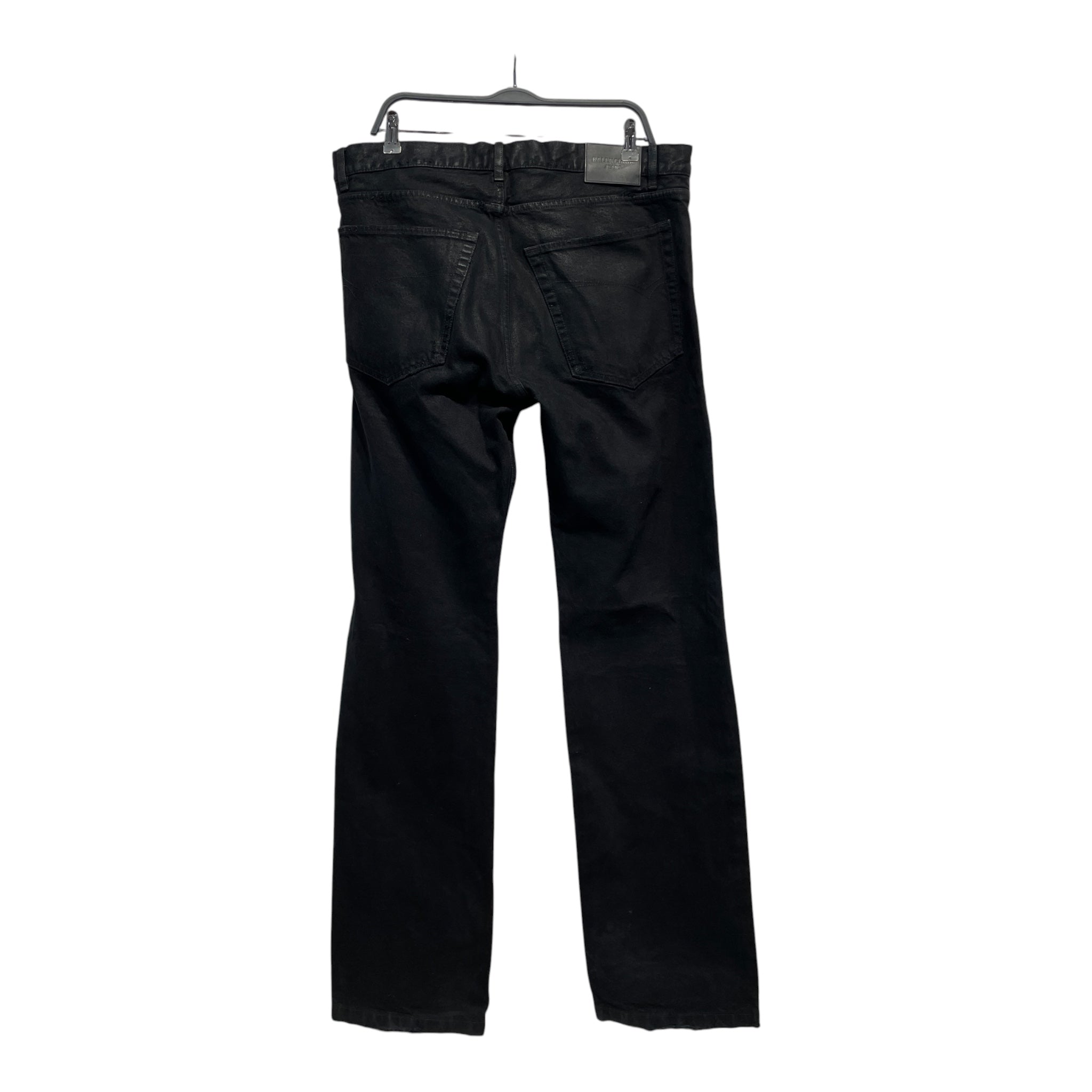 BALENCIAGA/Straight Pants/34/Denim/BLK/Low-rise/ view 2