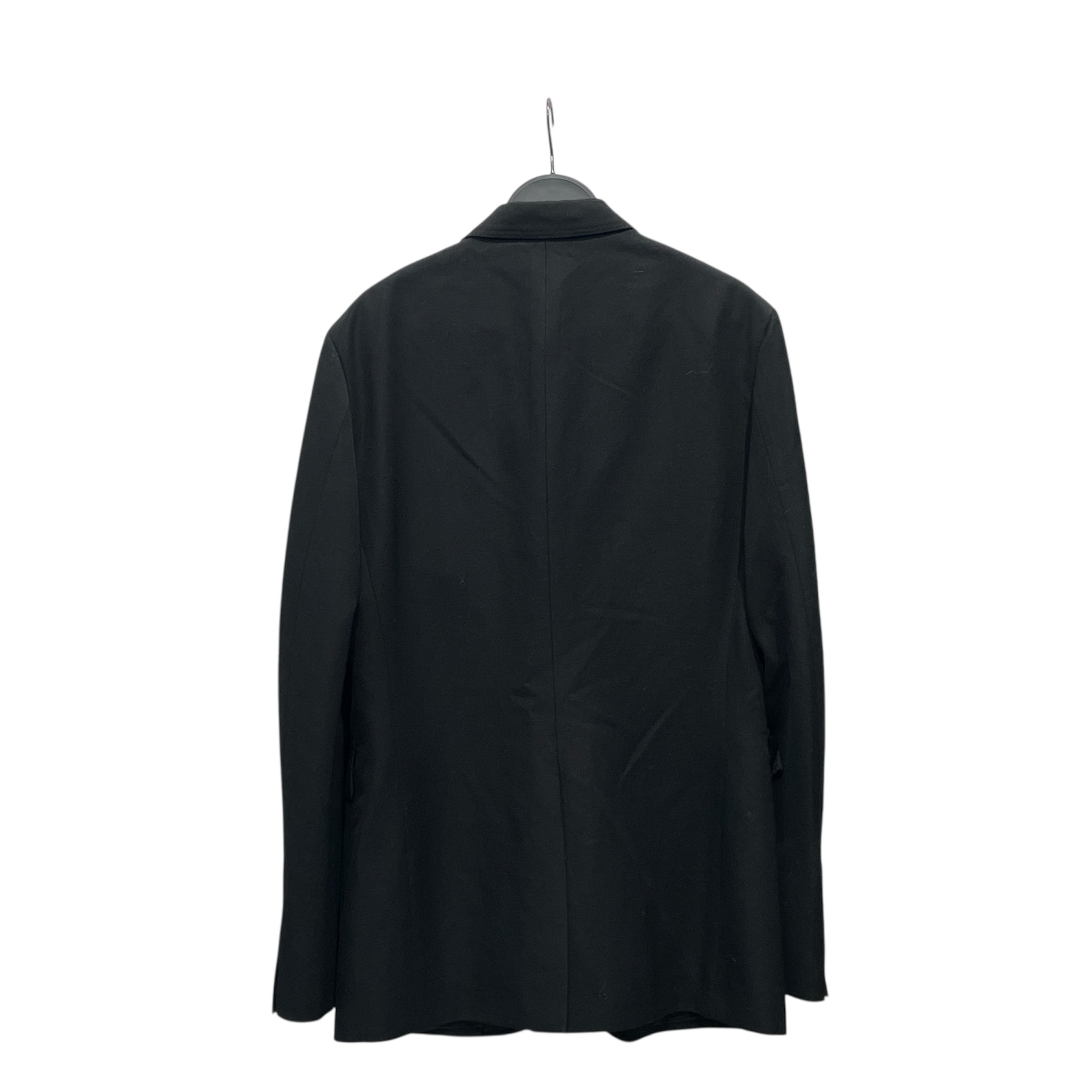 BURBERRY/Tailored Jkt/48/Wool/BLK/LOGO PRINT BLAZER view 2