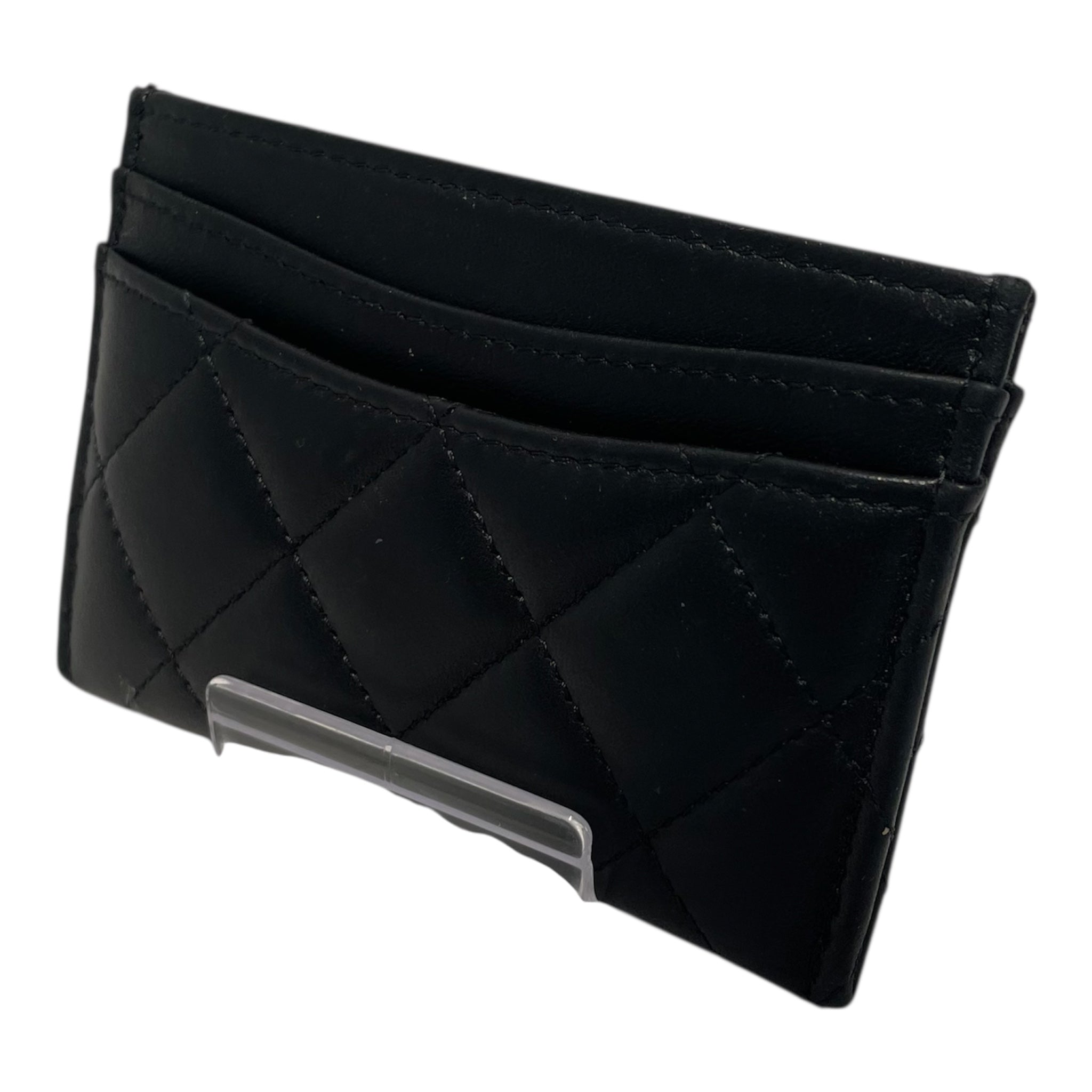 CHANEL/Wallet/Leather/BLK/Star skate pin view 2