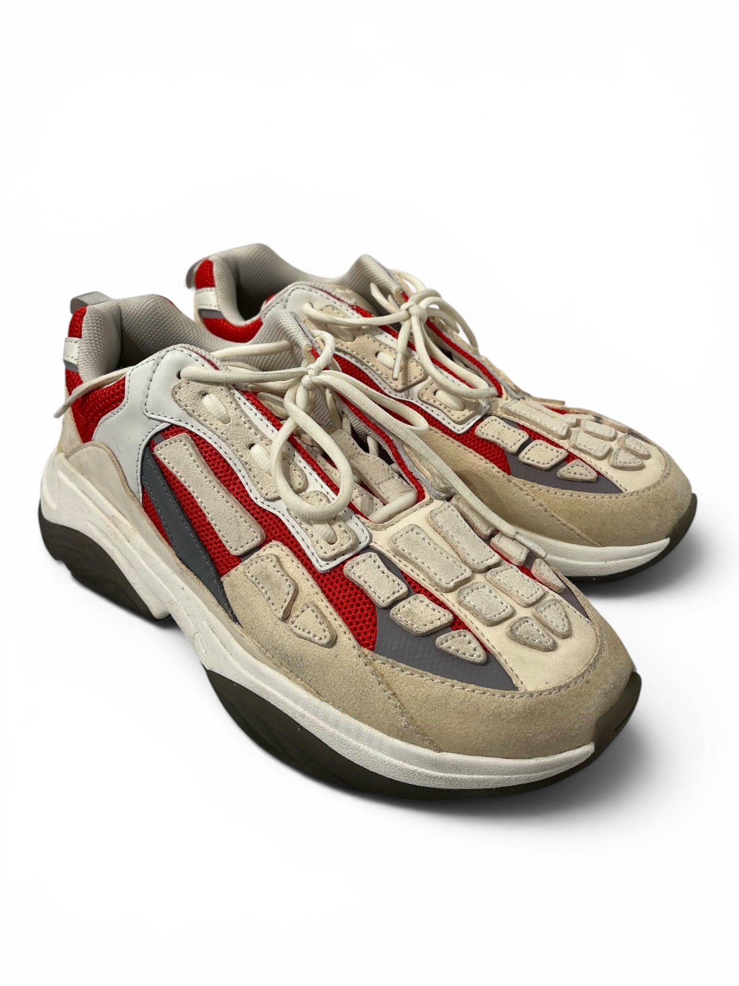 AMIRI/Low-Sneakers/EU 46/Suede/RED/BONE RUNNERS view 1